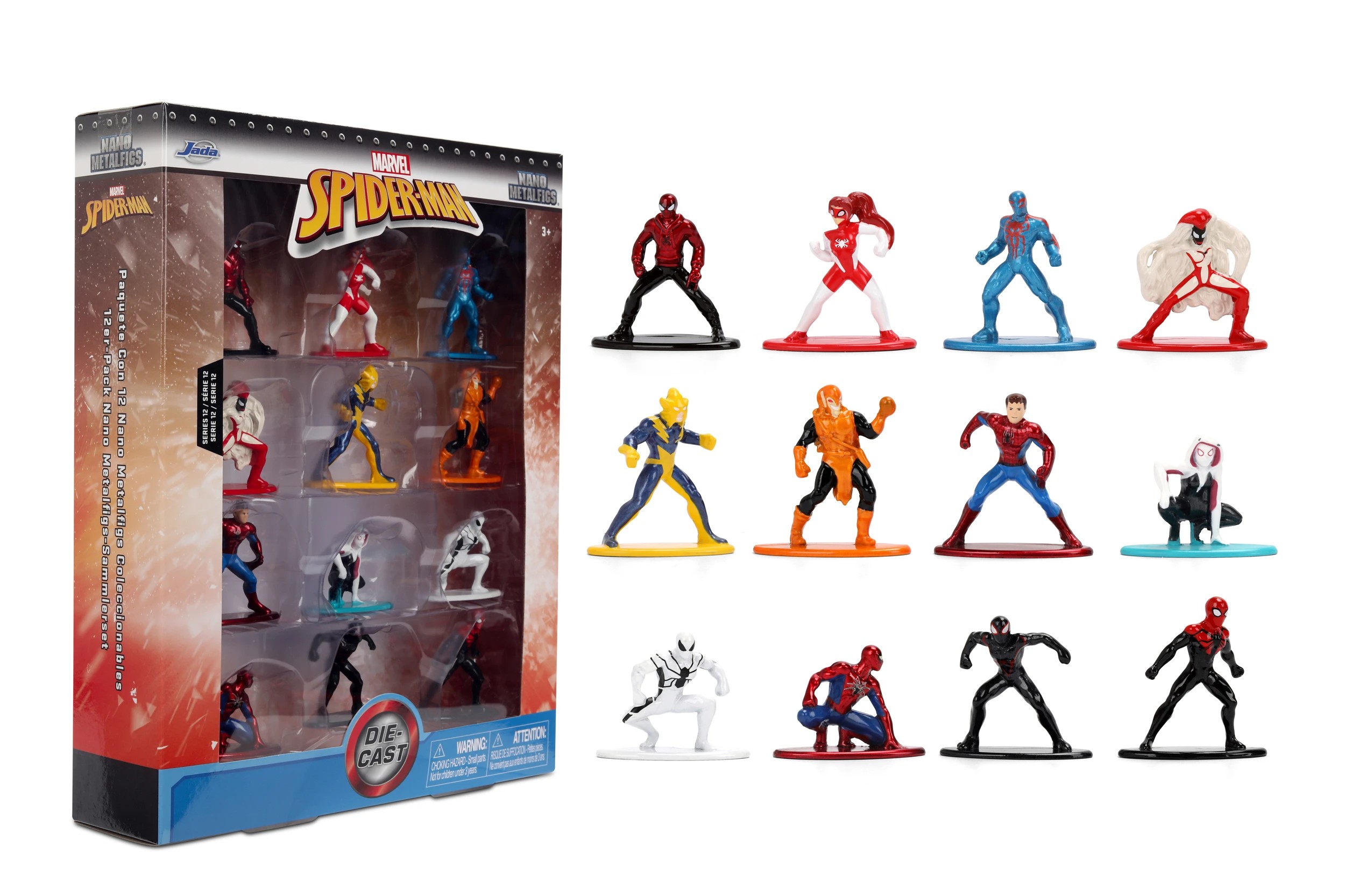 1 Disney Nano Metalfigs 12 Pack - Spider - Man - Series 12 - Multi, 1 of 3