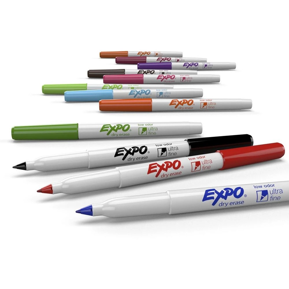 4 Expo Whiteboard Markers Ultra Fine Assorted 8 Pack, 4 of 8