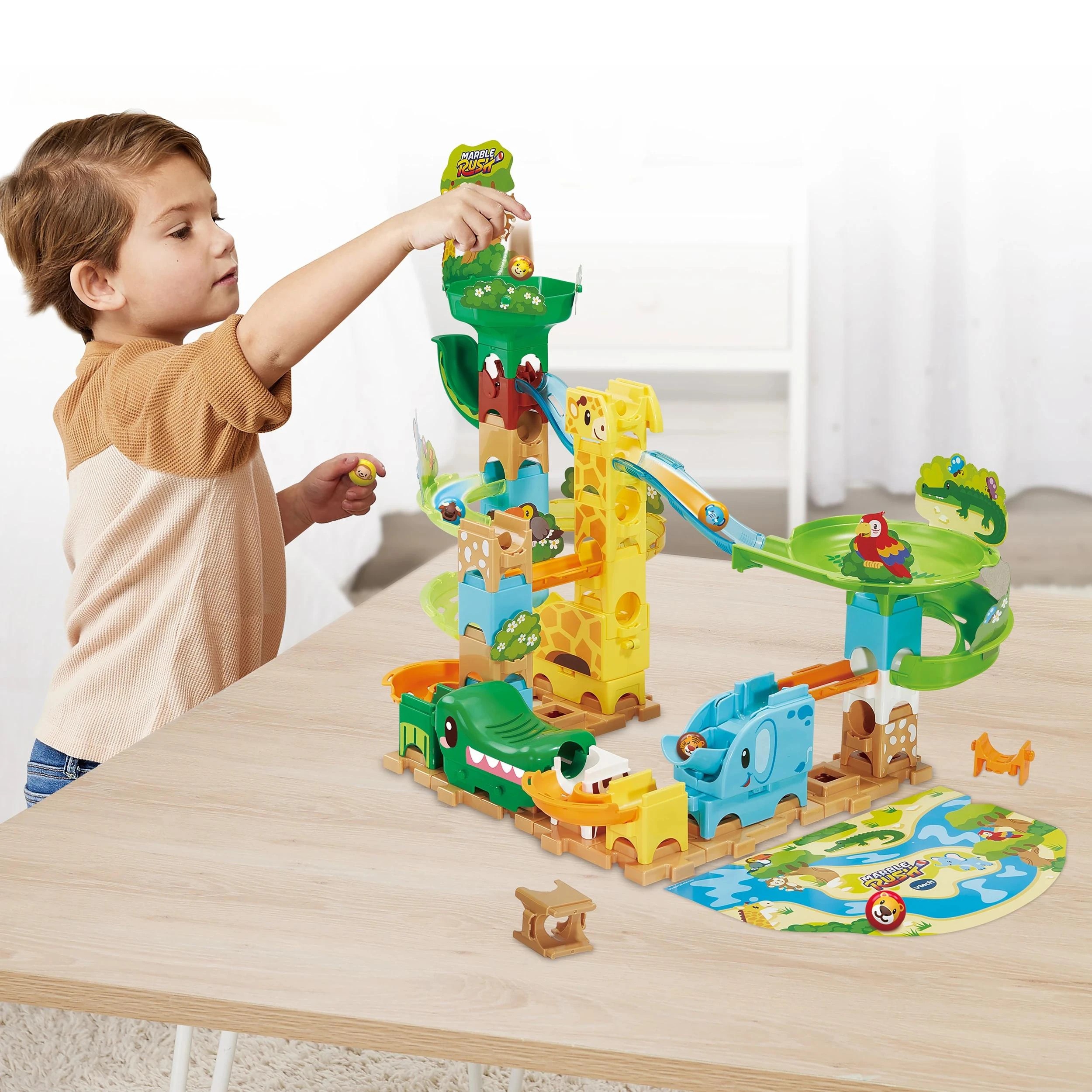 4 VTech Marble Rush Junior Safari Slides - Multi, 4 of 4