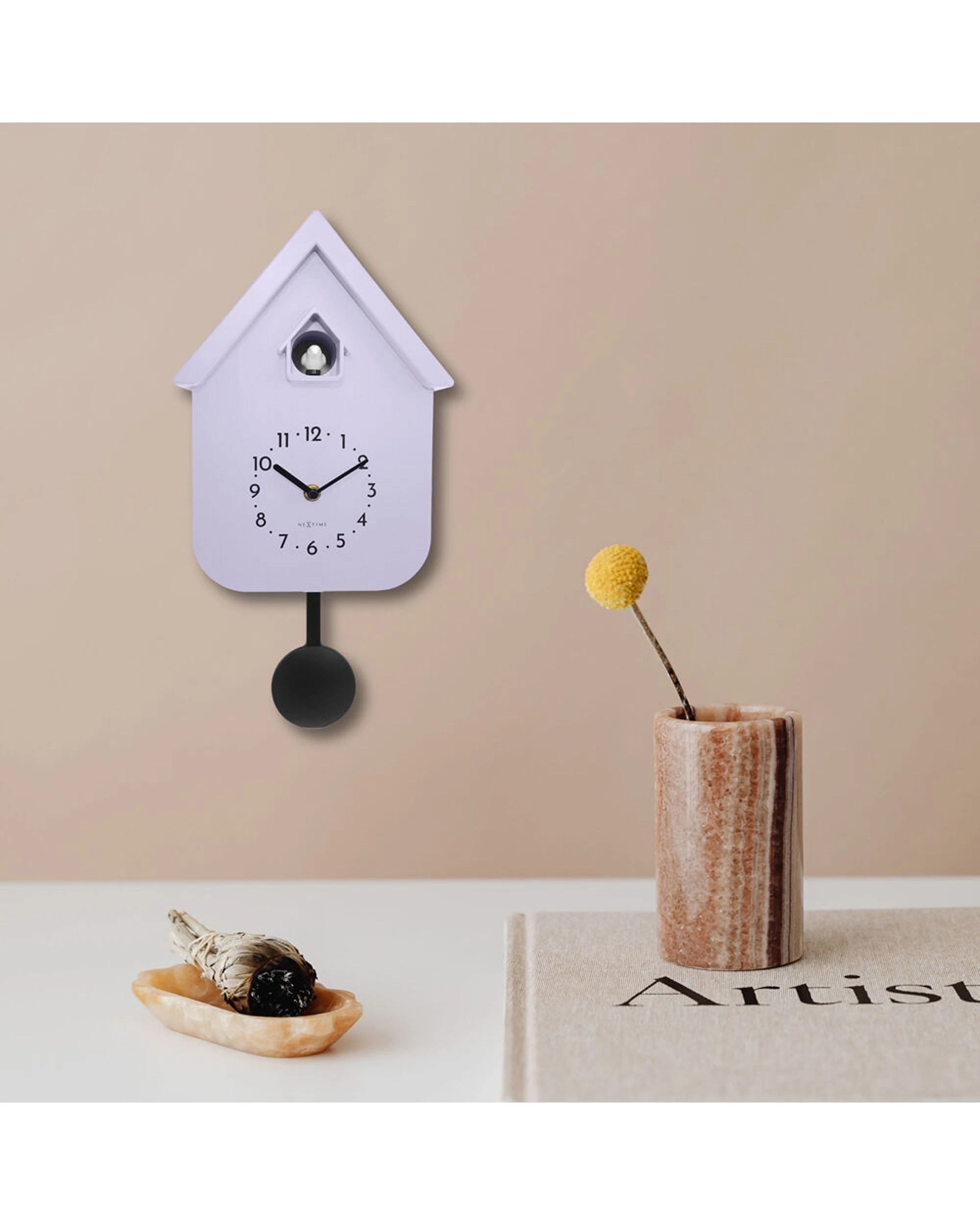 5 NexTime Twitter Cuckoo Wall Clock Vintage Nature Sounds 29.5cm, 5 of 5