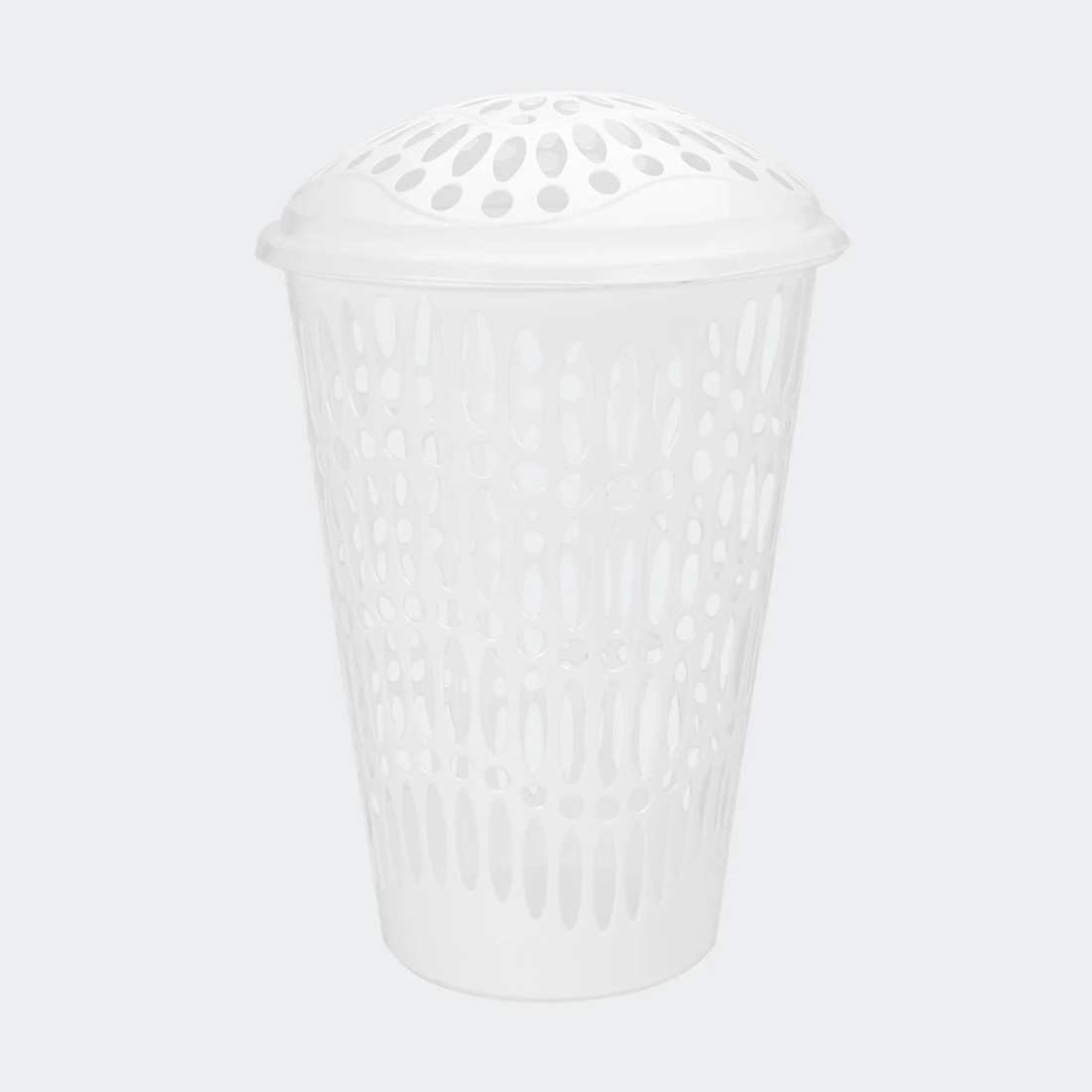 1 Round Laundry Hamper With Lid, 1 of 2