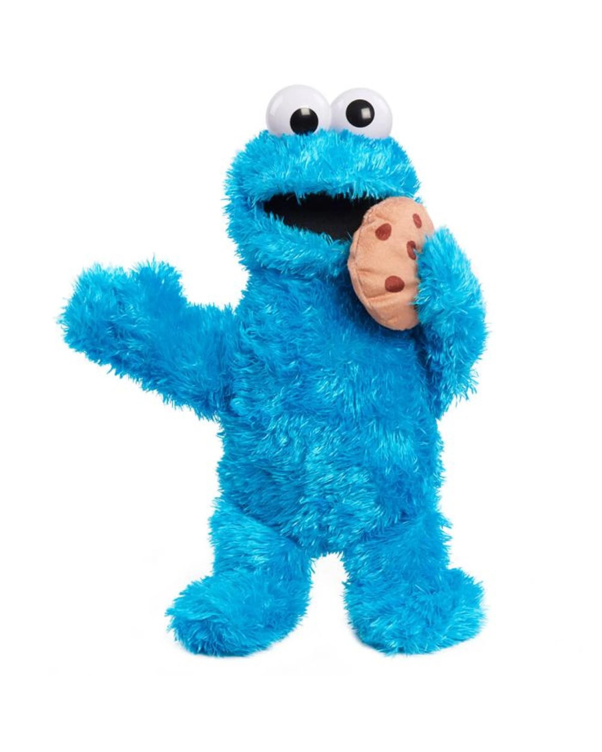 1 Just Play Sesame Street Nom Nom Cookie Monster Animated Plush, 1 of 5