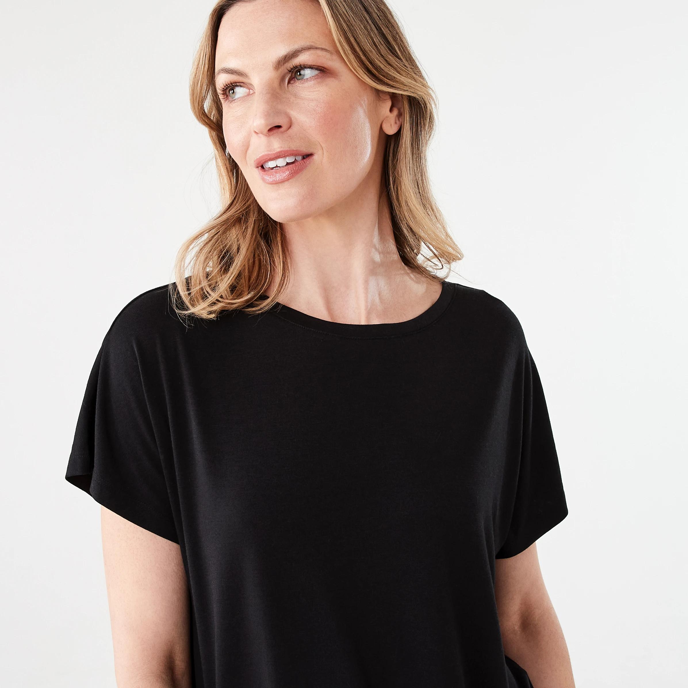 4 Comfort Extended Sleeve T-shirt BLACK, 4 of 5