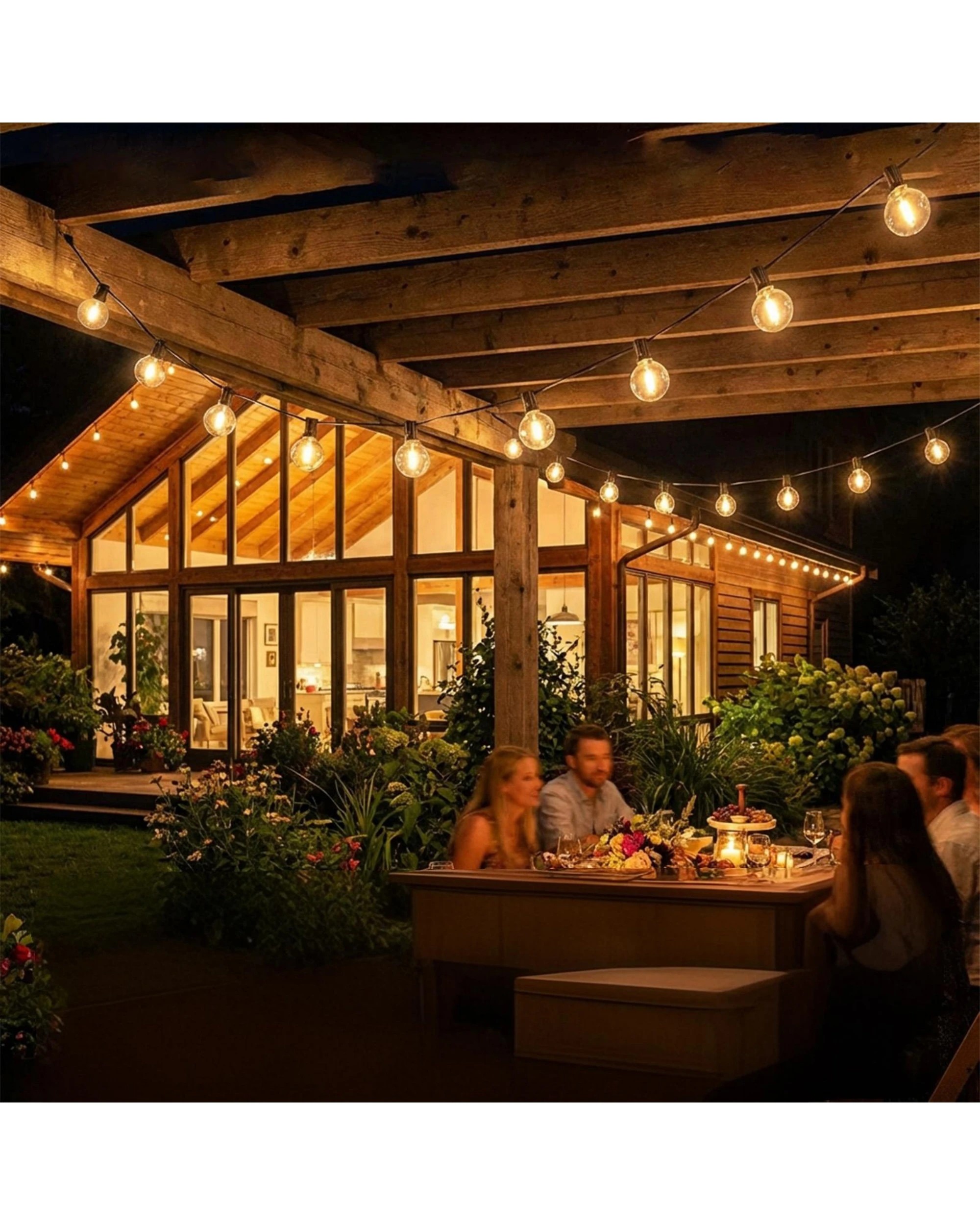 5 Advwin Outdoor Festoon String Lights Outdoor 15M Waterproof, 5 of 8