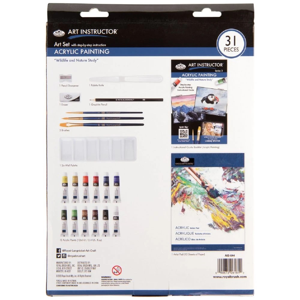 2 Royal & Langnickel Start in Arts Acrylic Art Set 31 Piece, 2 of 6