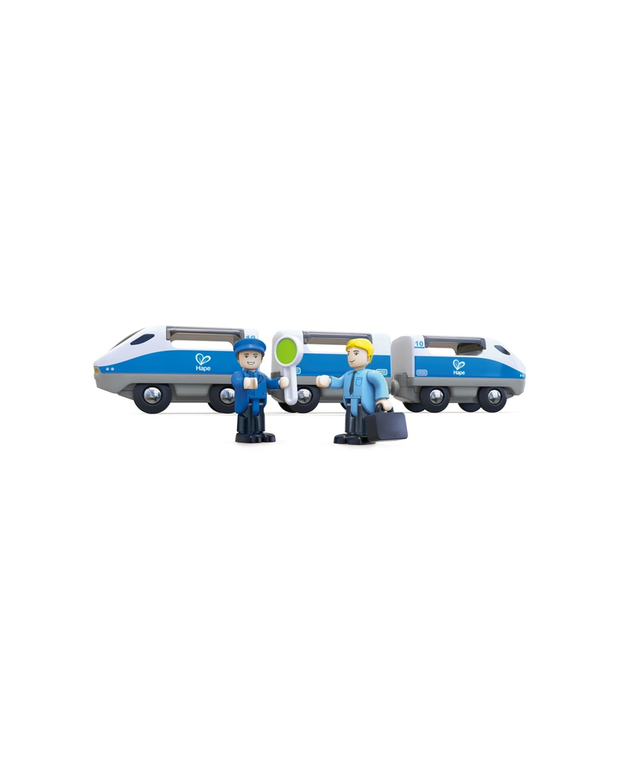 1 Hape Intercity Train Magnetic Couplings Kids Activity Toy Set - Multi, 1 of 5