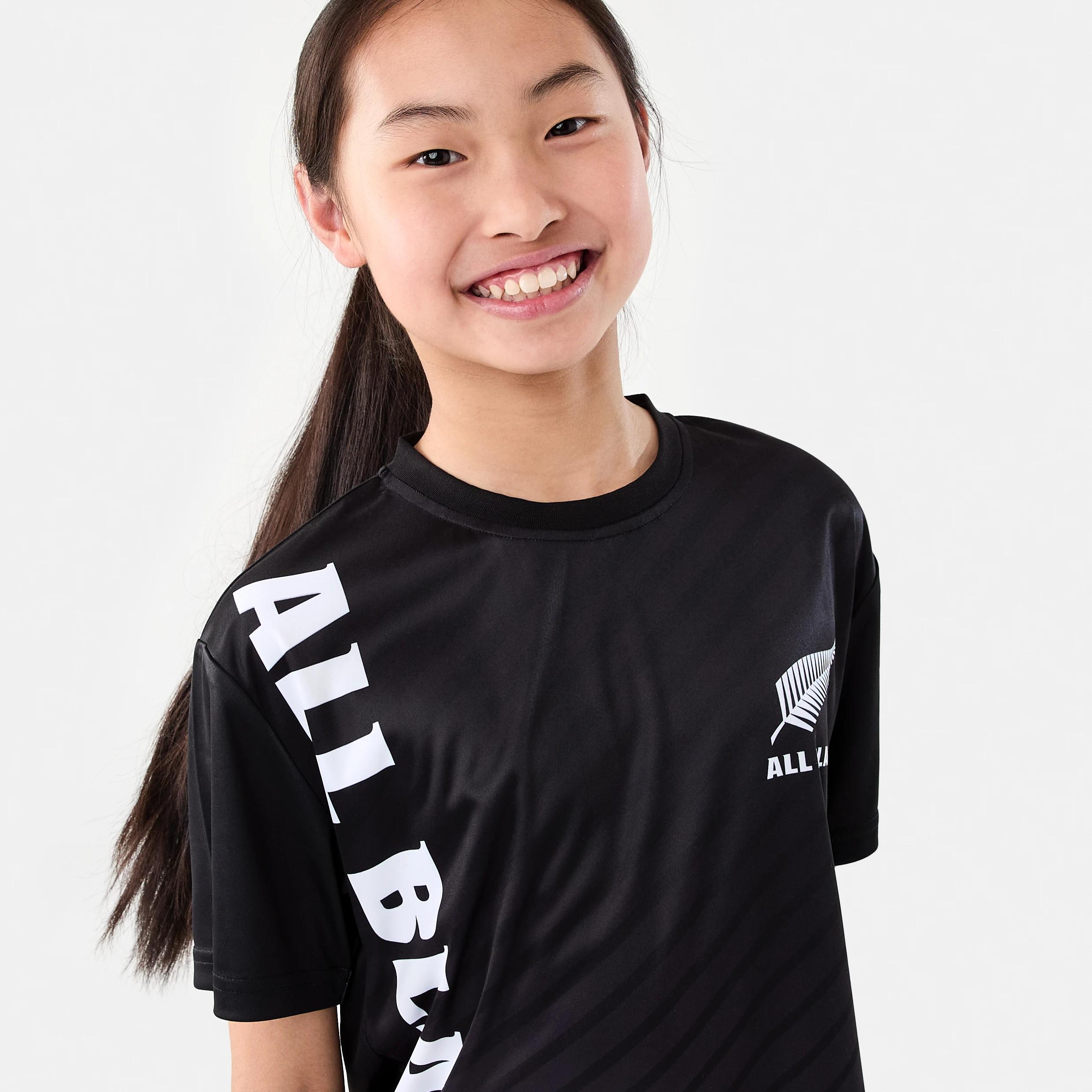 4 Official All Blacks Youth T-shirt BLACK, 4 of 7