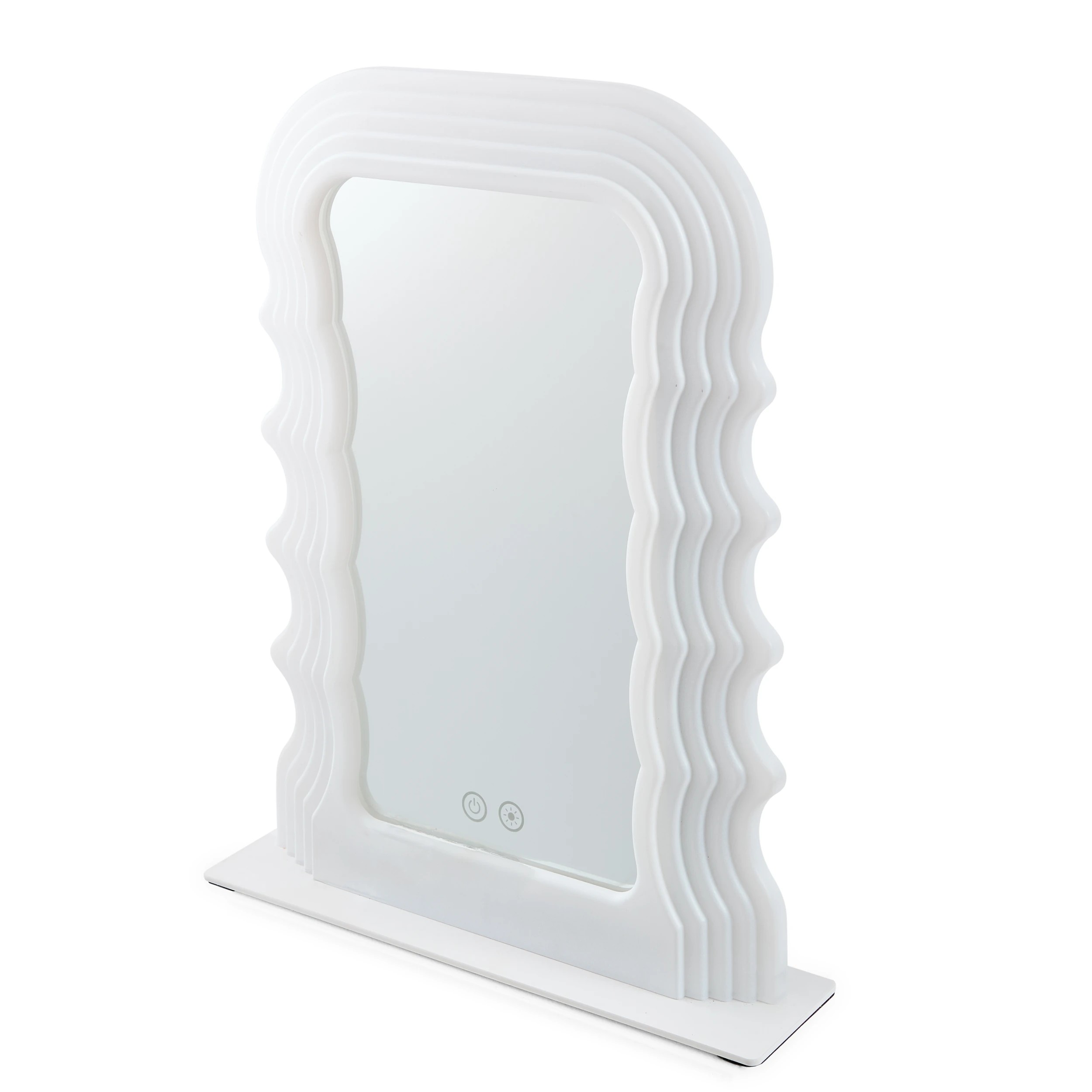9 Wavy LED Mirror, 9 of 10