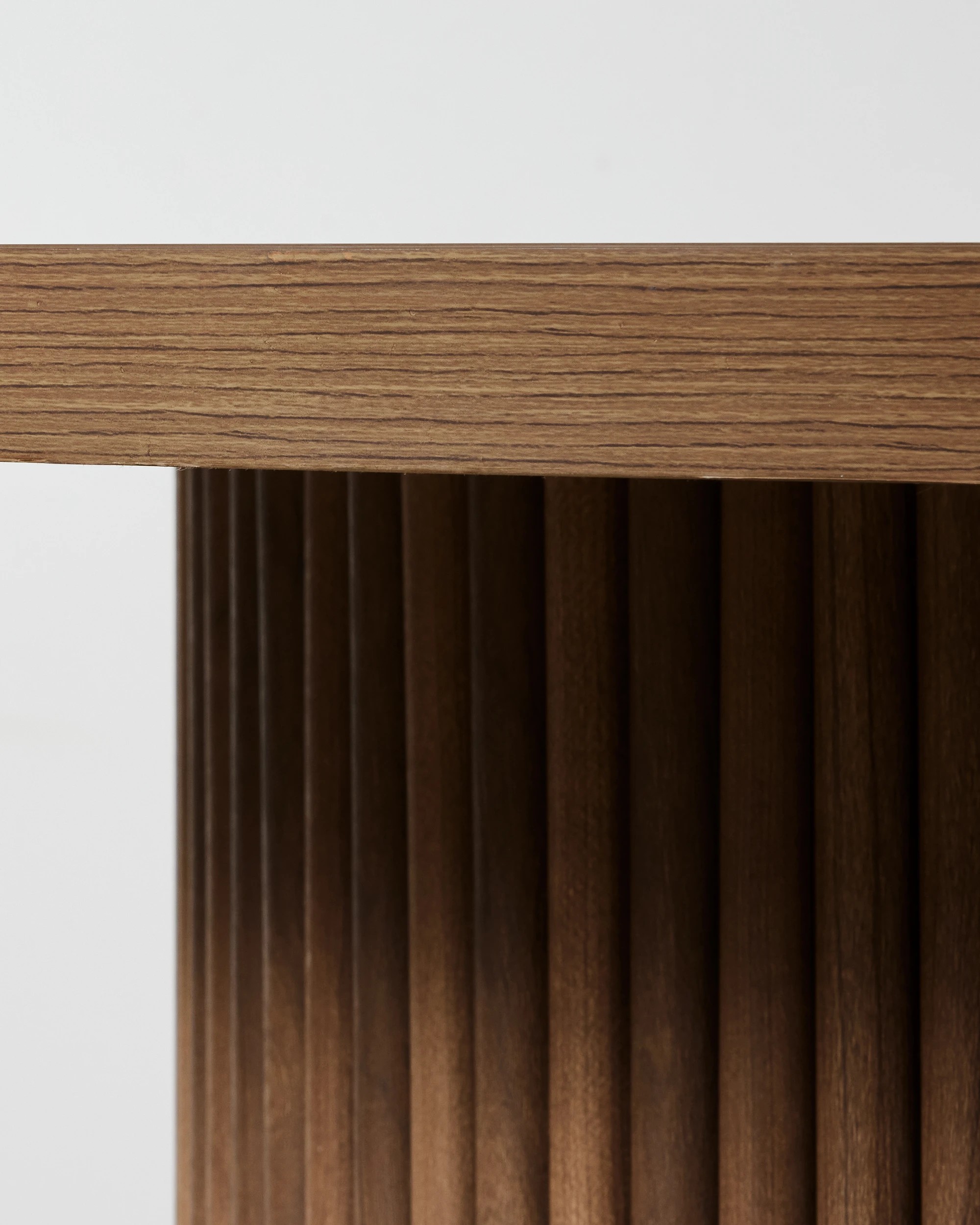 6 Ryan Ribbed Dining Table - Walnut, 6 of 7