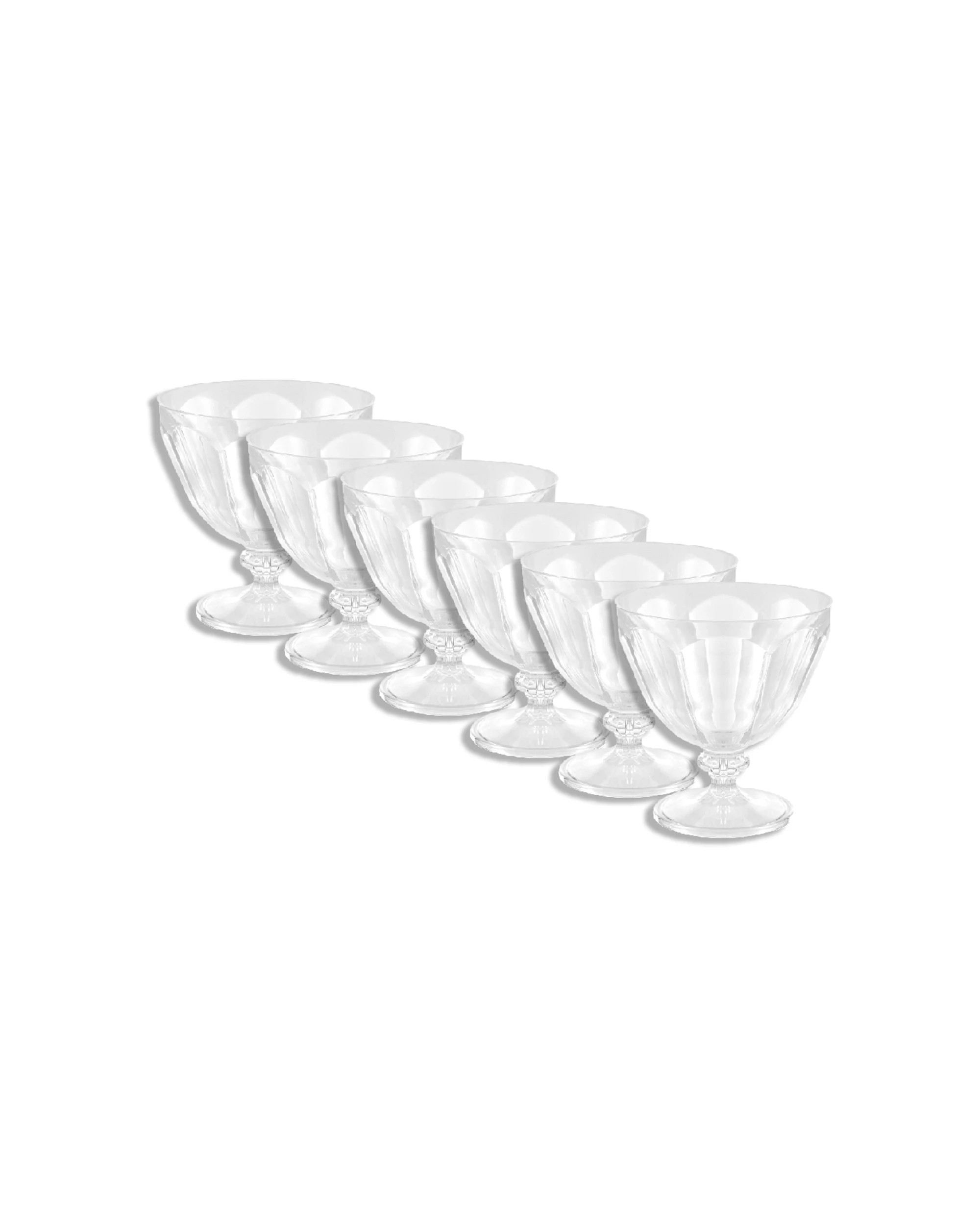 1 Lemon & Lime 6PK 510ml Plastic Sundae Ice Cup Set - Clear, 1 of 2