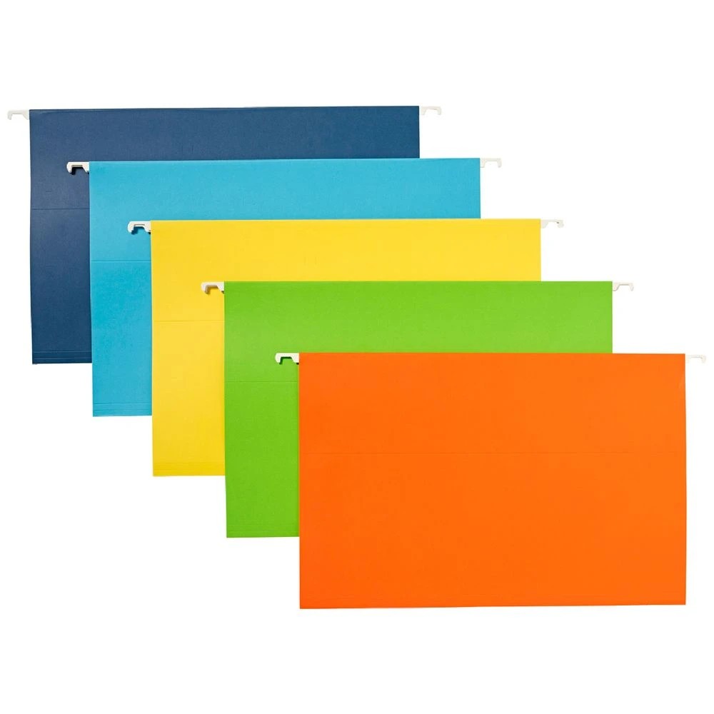 3 Keji Foolscap Suspension File Assorted Colours 20 Pack, 3 of 3