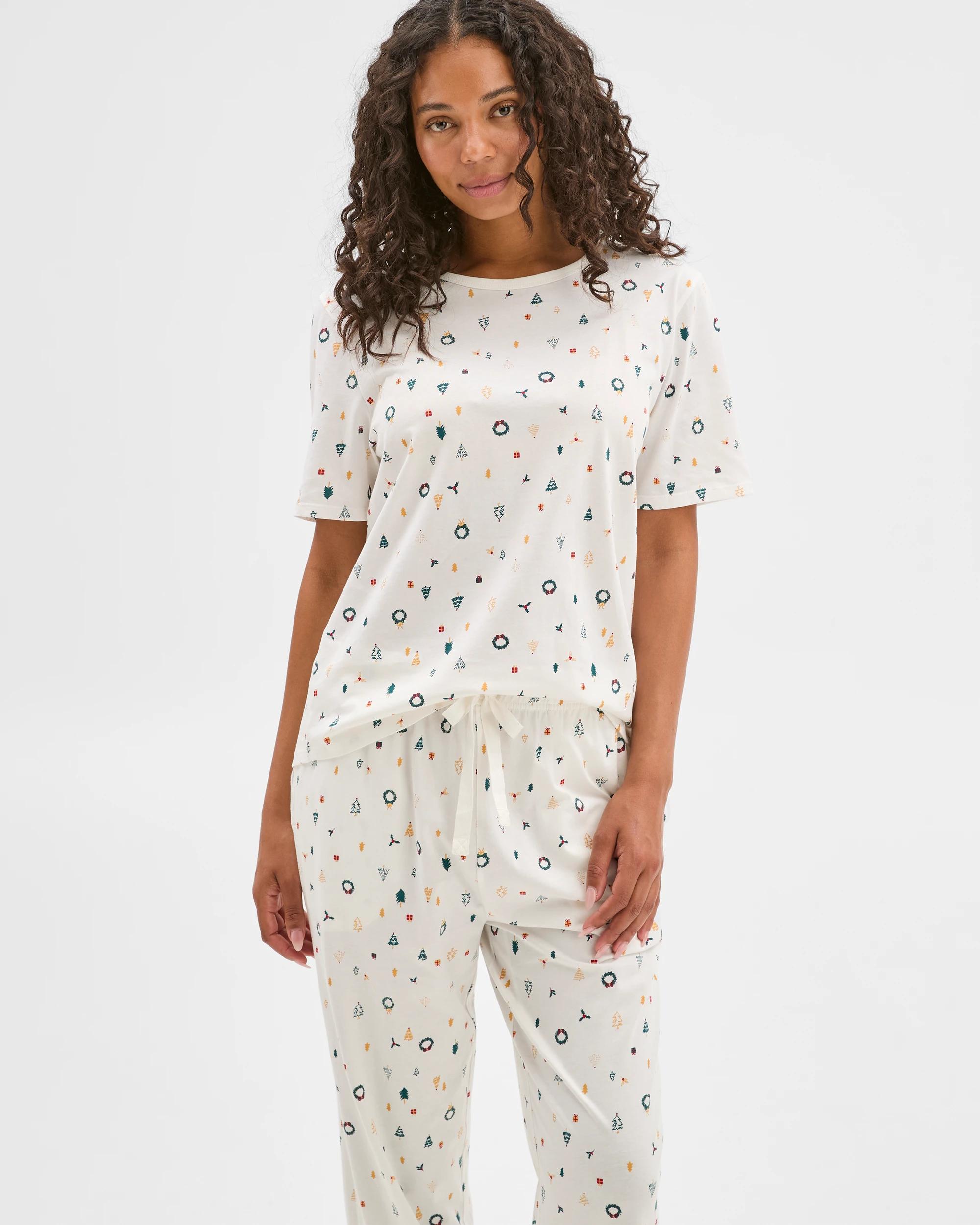 6 Target Christmas Australian Cotton Womens Pyjama Set CHRISTMAS DITSY, 6 of 7