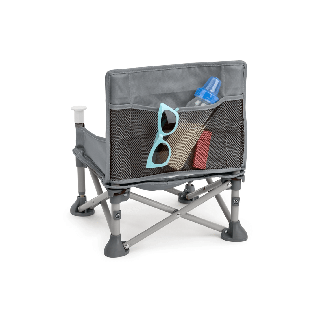 4 Bright Starts Pop N Sit Baby Portable Booster Seat 6 Months Plus - Grey, 4 of 6