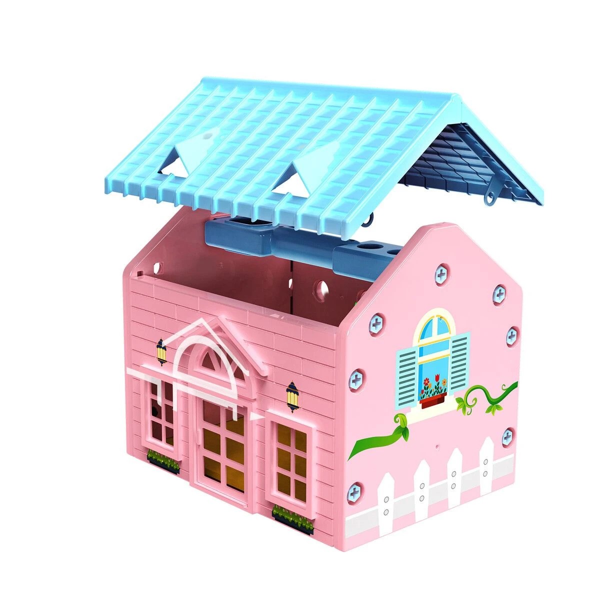 3 AUSWAY Childrens Toolkit 80pcs Construction Toys Tool Set, 3 of 4