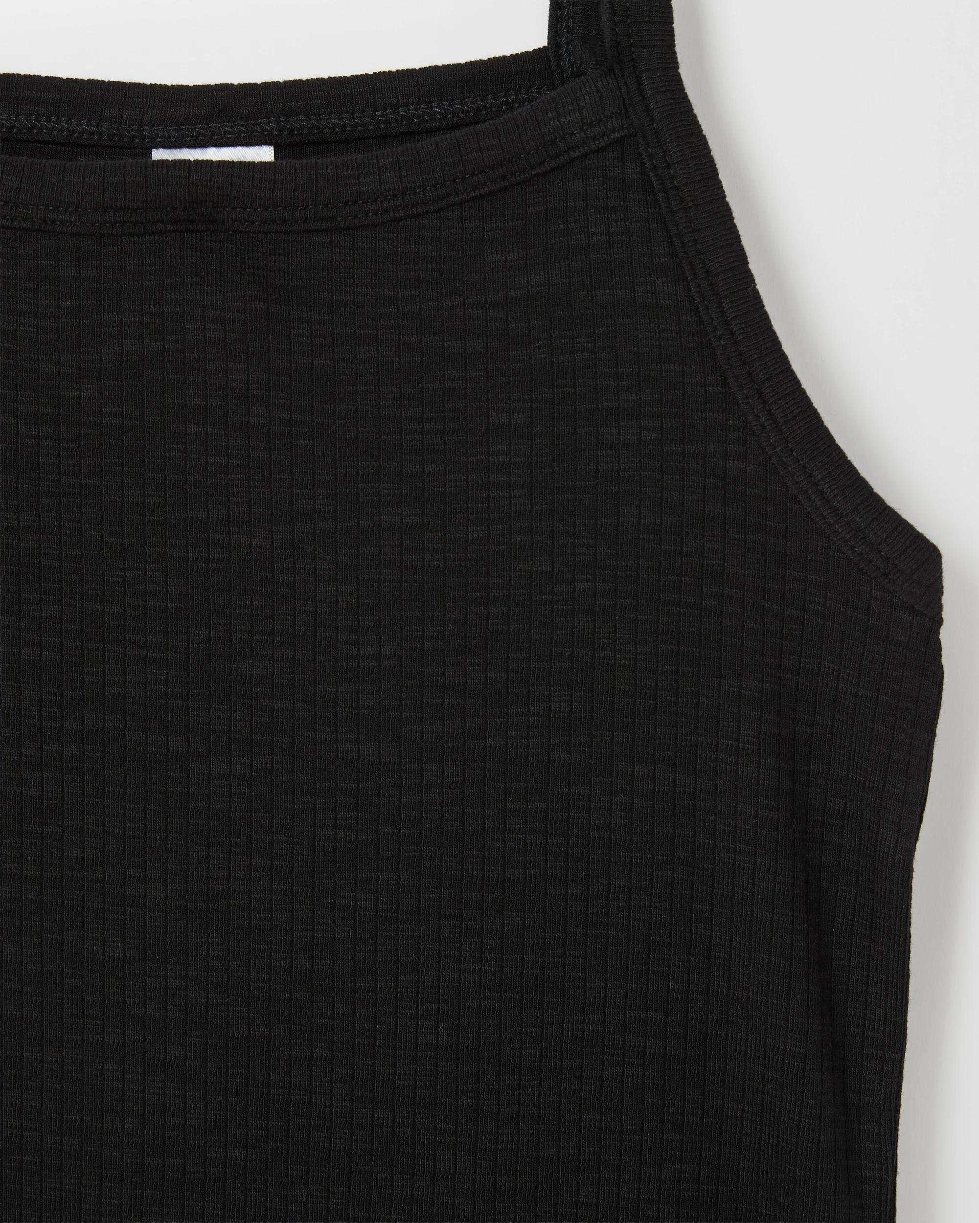 2 Target Kids Essential Slub Rib Singlet BLACK, 2 of 2