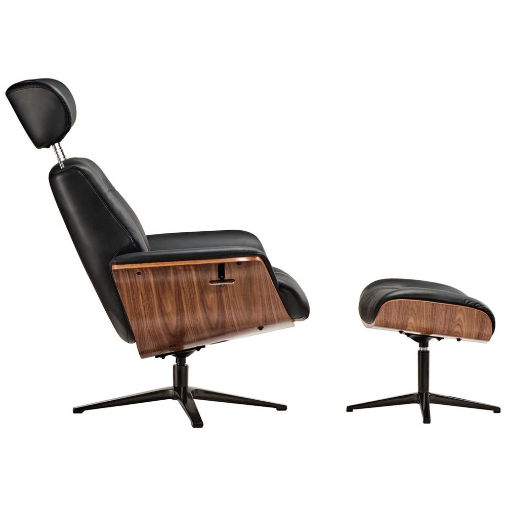 2 Eureka Matteo LC30 Reclining Swivel Lounge Chair/Ottoman Lounges and Sofas, 2 of 10