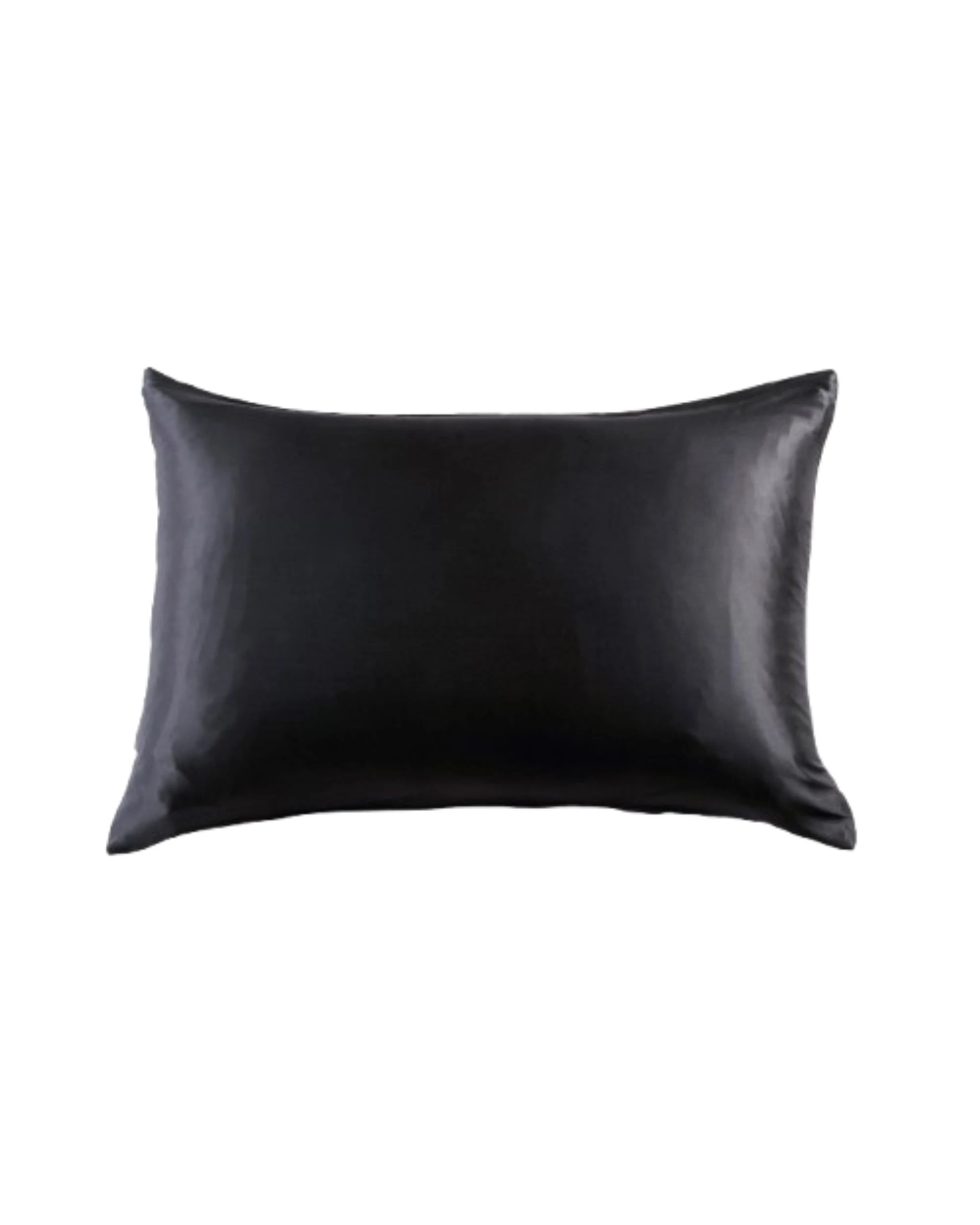 1 Gioia Casa Mulberry Silk Pillowcase Soft Hypoallergenic - Black, 1 of 4