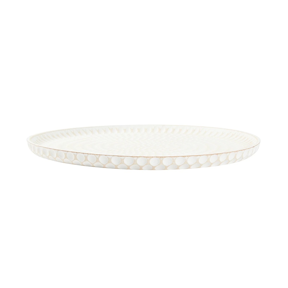 2 White Carved Tray, 2 of 7
