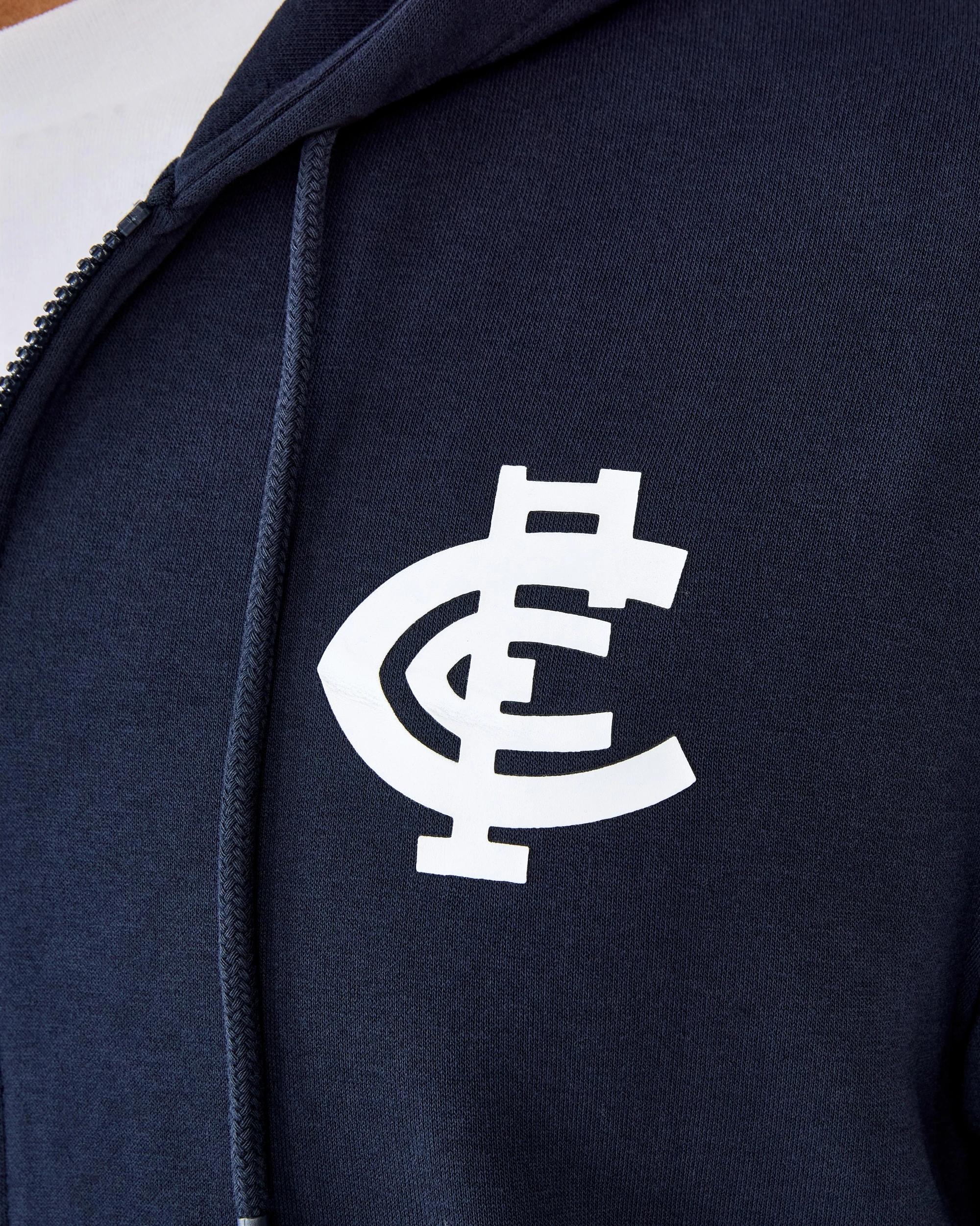 5 Official AFL Adult Zip Through Hoodie Carlton, 5 of 9