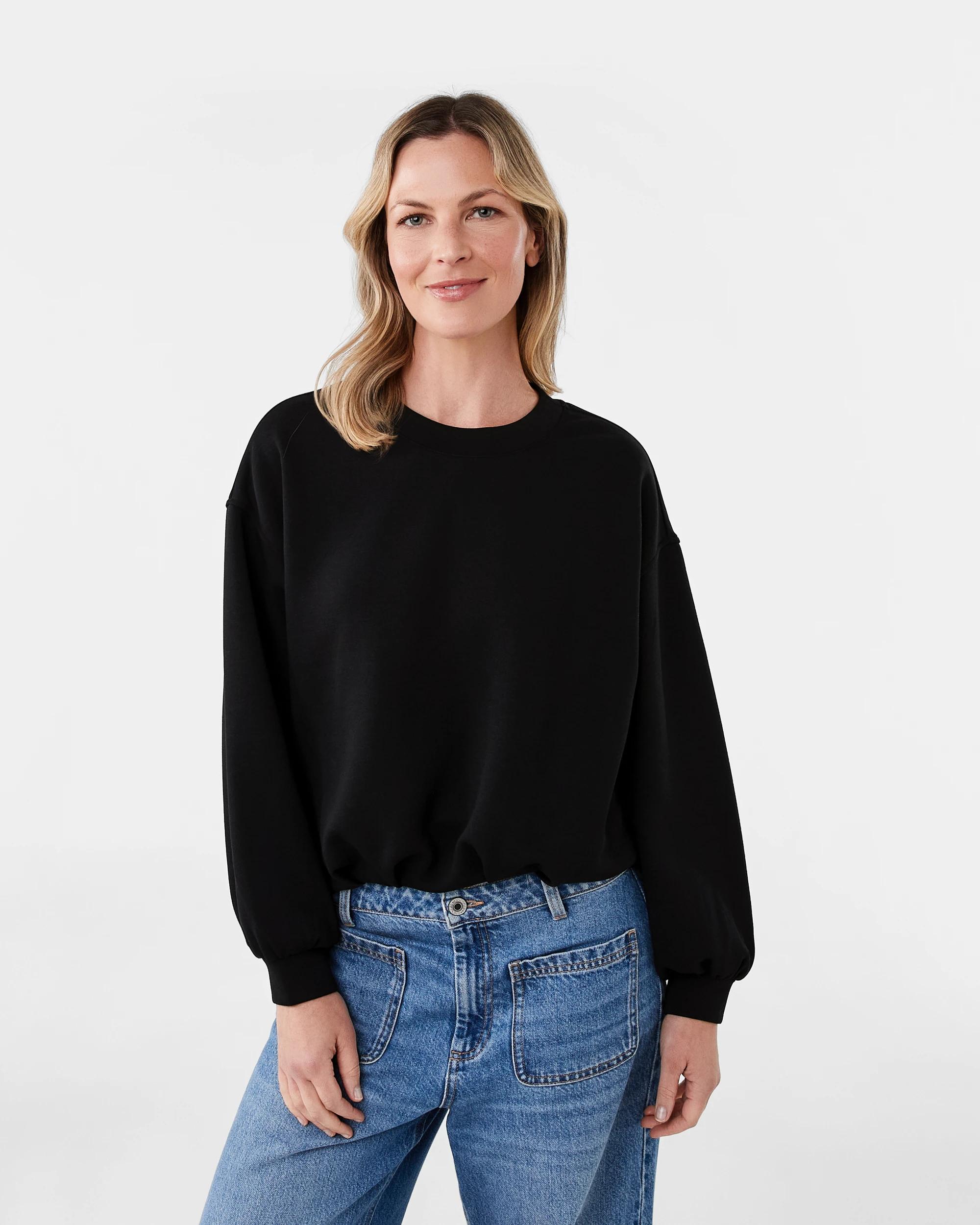 1 Scuba Bubble Sweatshirt Black, 1 of 6