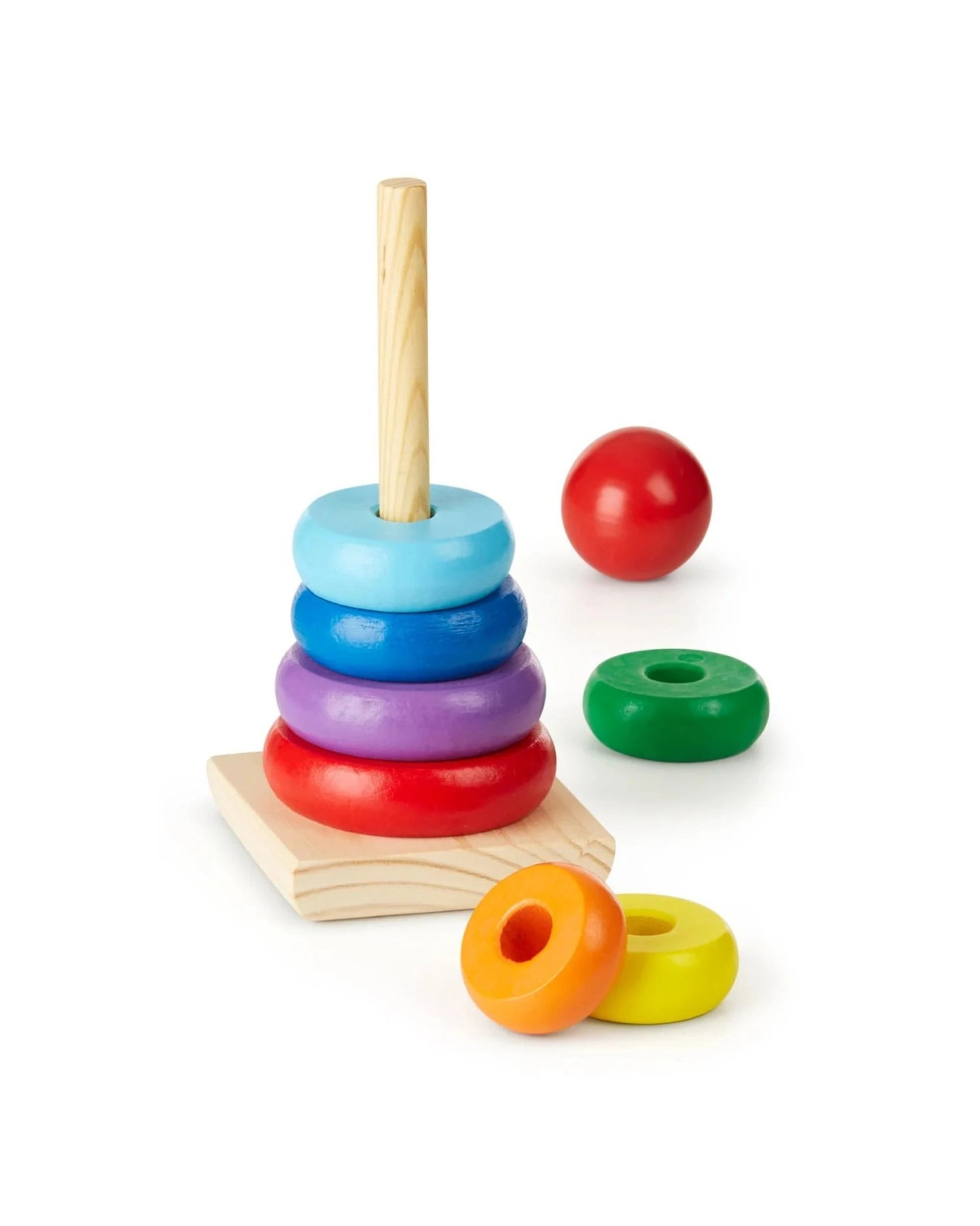 2 Melissa and Doug Rainbow Stacker Classic Toy - Multi, 2 of 5