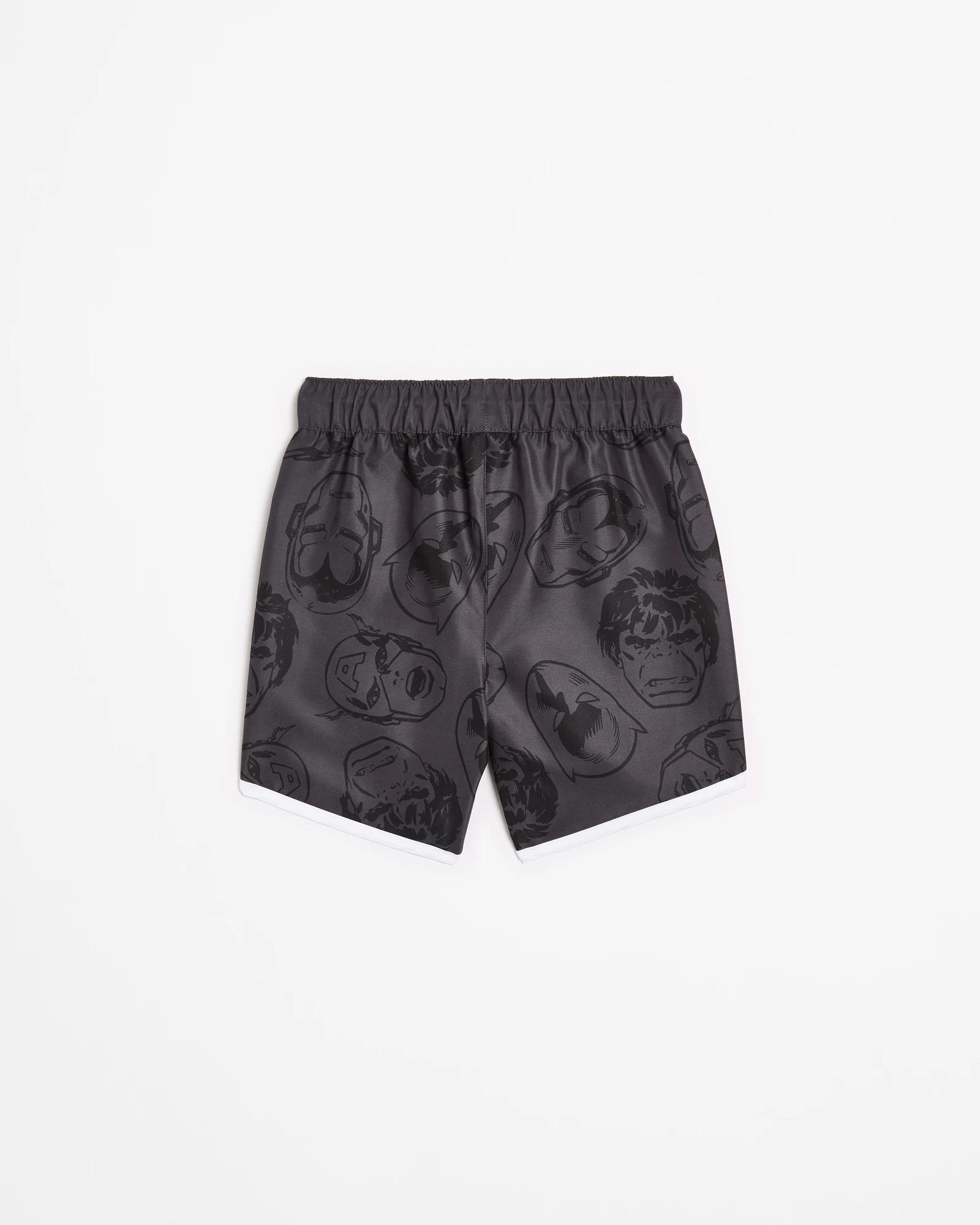 3 Disney Marvel Swim Boardshorts BLACK, 3 of 3
