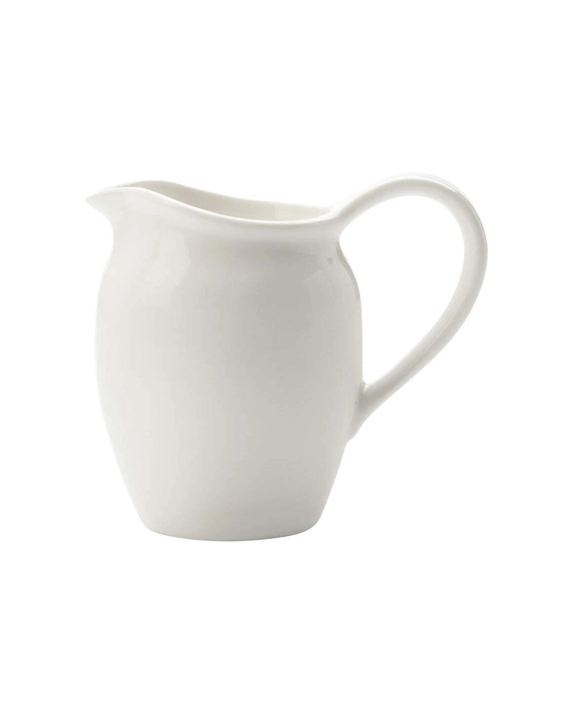1 Maxwell & Williams Porcelain 330ml Jug With Handle Microwave Safe Oven Safe - White, 1 of 3