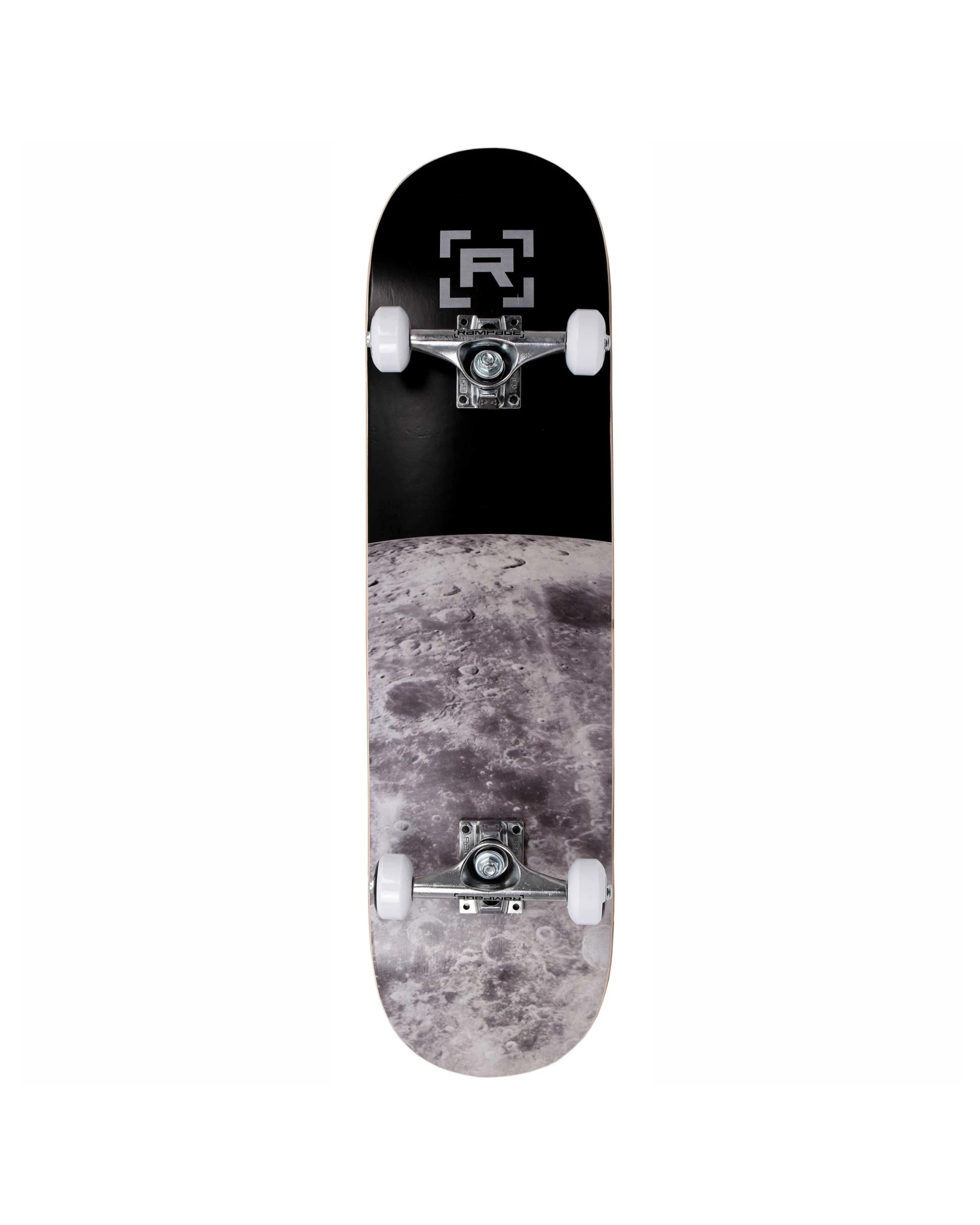 1 Rampage Complete Skateboard Moonscape Graphic 8 Inch - Black, 1 of 7