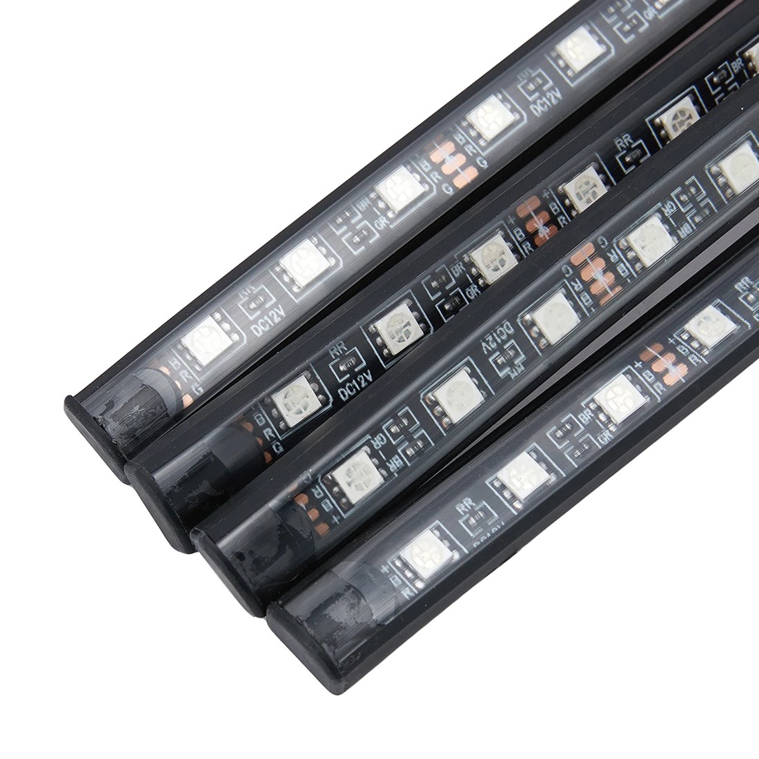 3 4 Pack LED Strip Car Light, 3 of 10