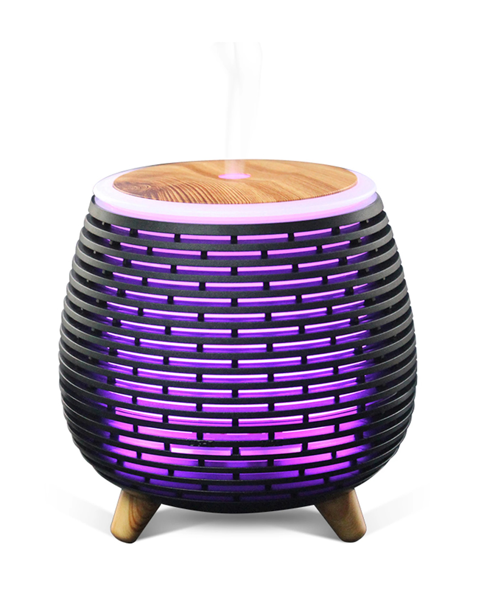 1 TODO 100Ml Humidifier Aromatherapy Diffuser 7 Colour Led Ultrasonic Mist - Black, 1 of 2
