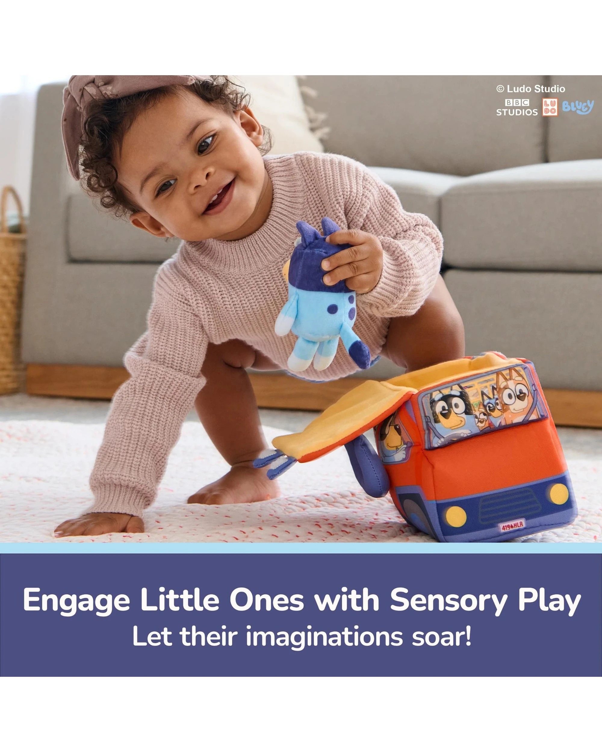 7 Gund Bluey Sensory Soft Plush Playset, 7 of 8
