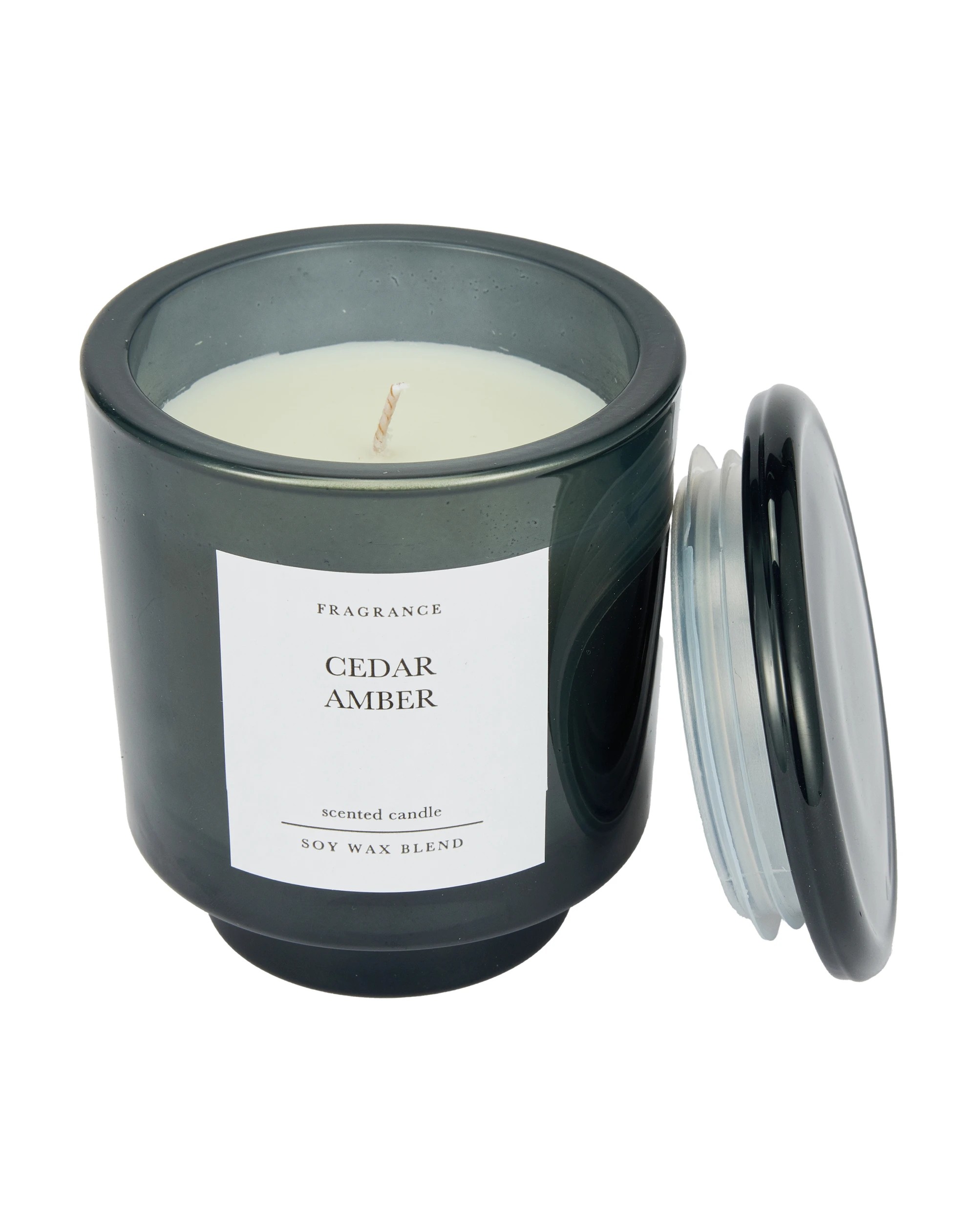 4 Navy Glass Candle, 4 of 6