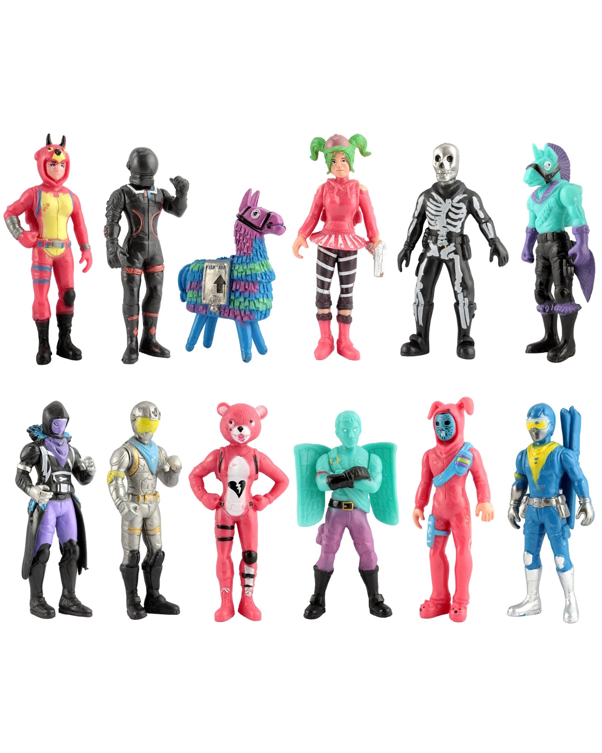 1 Fortnite Fortnite Plastic Figurine Cake Toppers Set of 12, 1 of 2