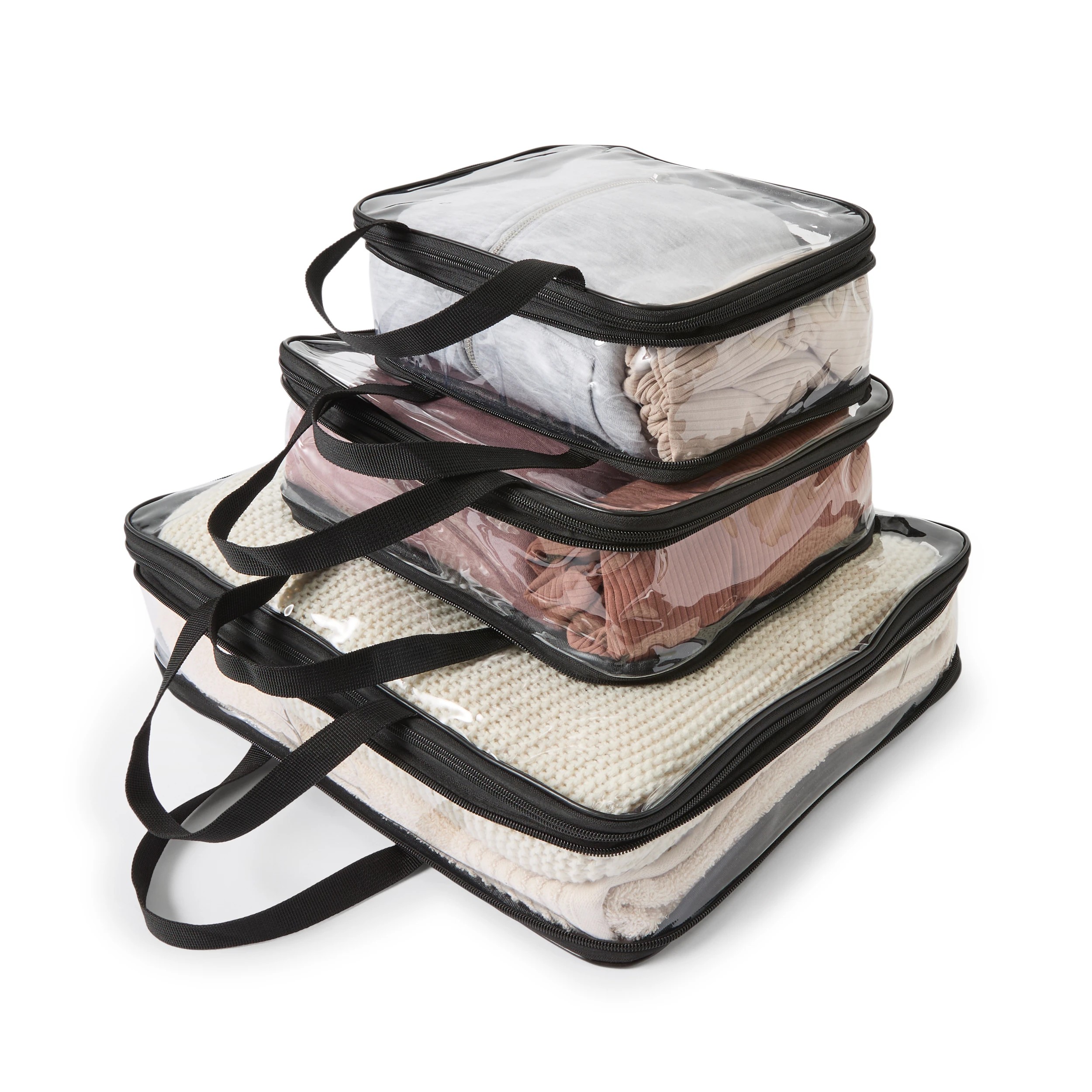 2 3 Piece Clear Compression Packing Cube, 2 of 8