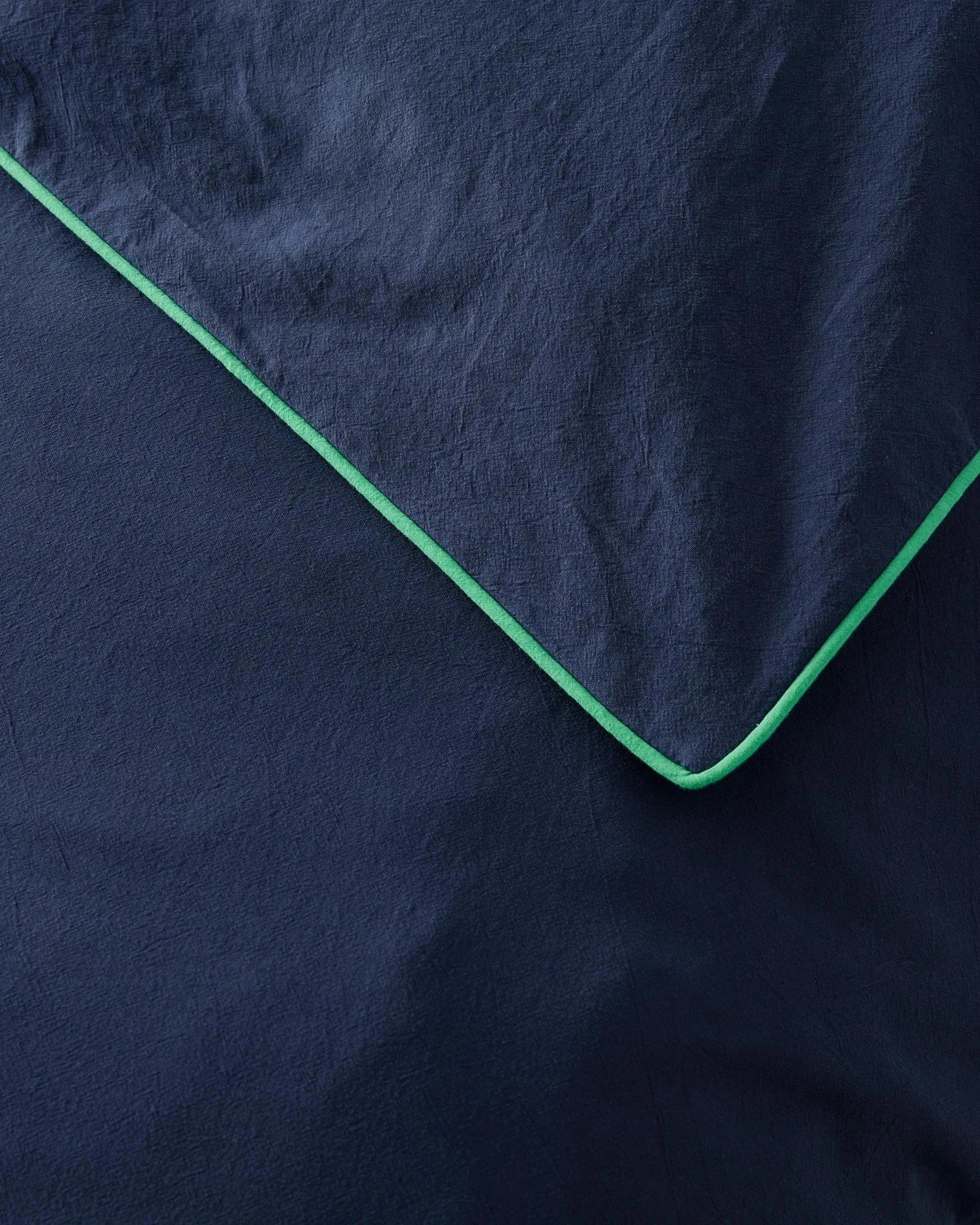 3 Arlo Kids Stonewash with Edge Piping Cotton Quilt Cover Set - Double Bed - Blue, 3 of 3