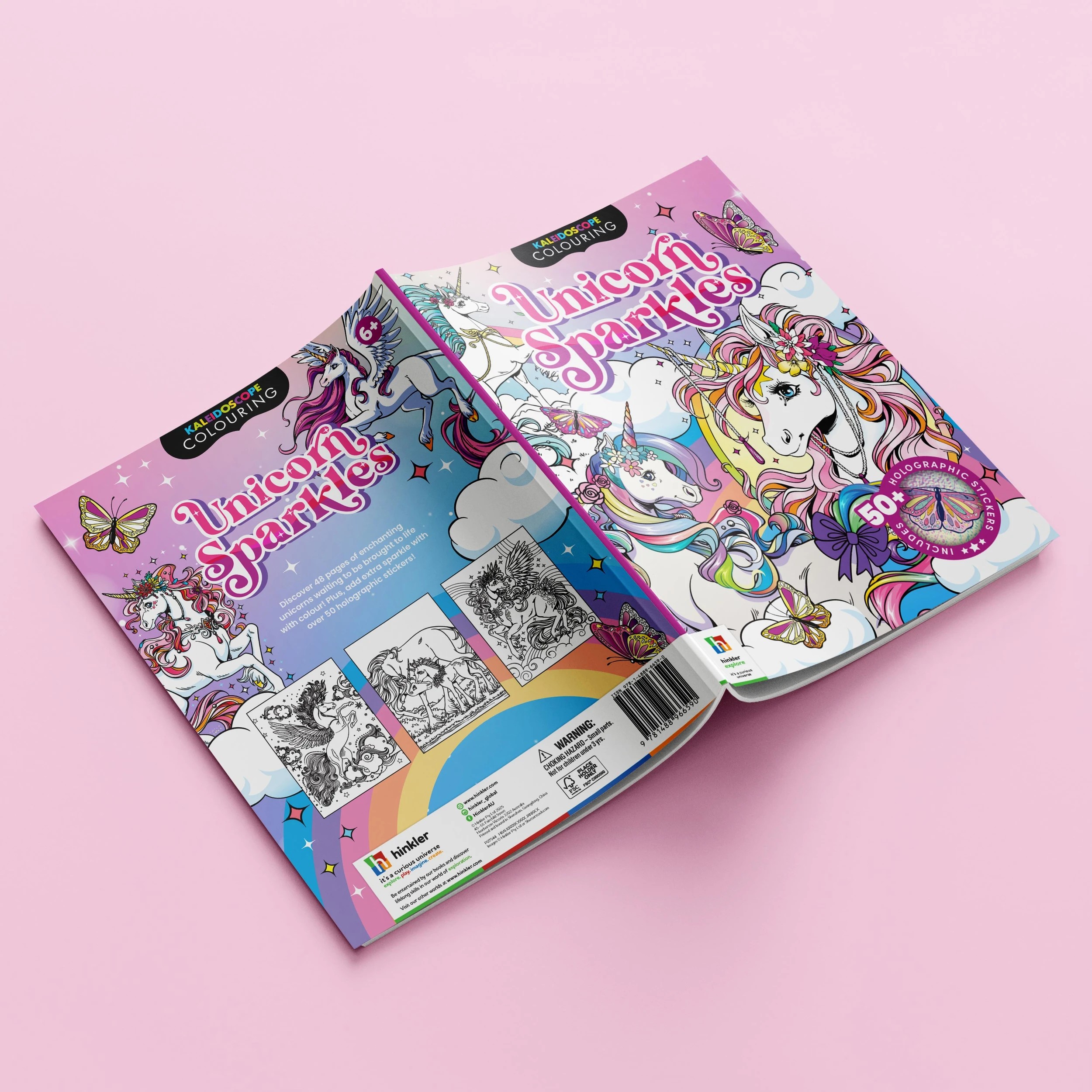 5 Kaleidoscope Colouring: Unicorn Sparkles - Book, 5 of 5