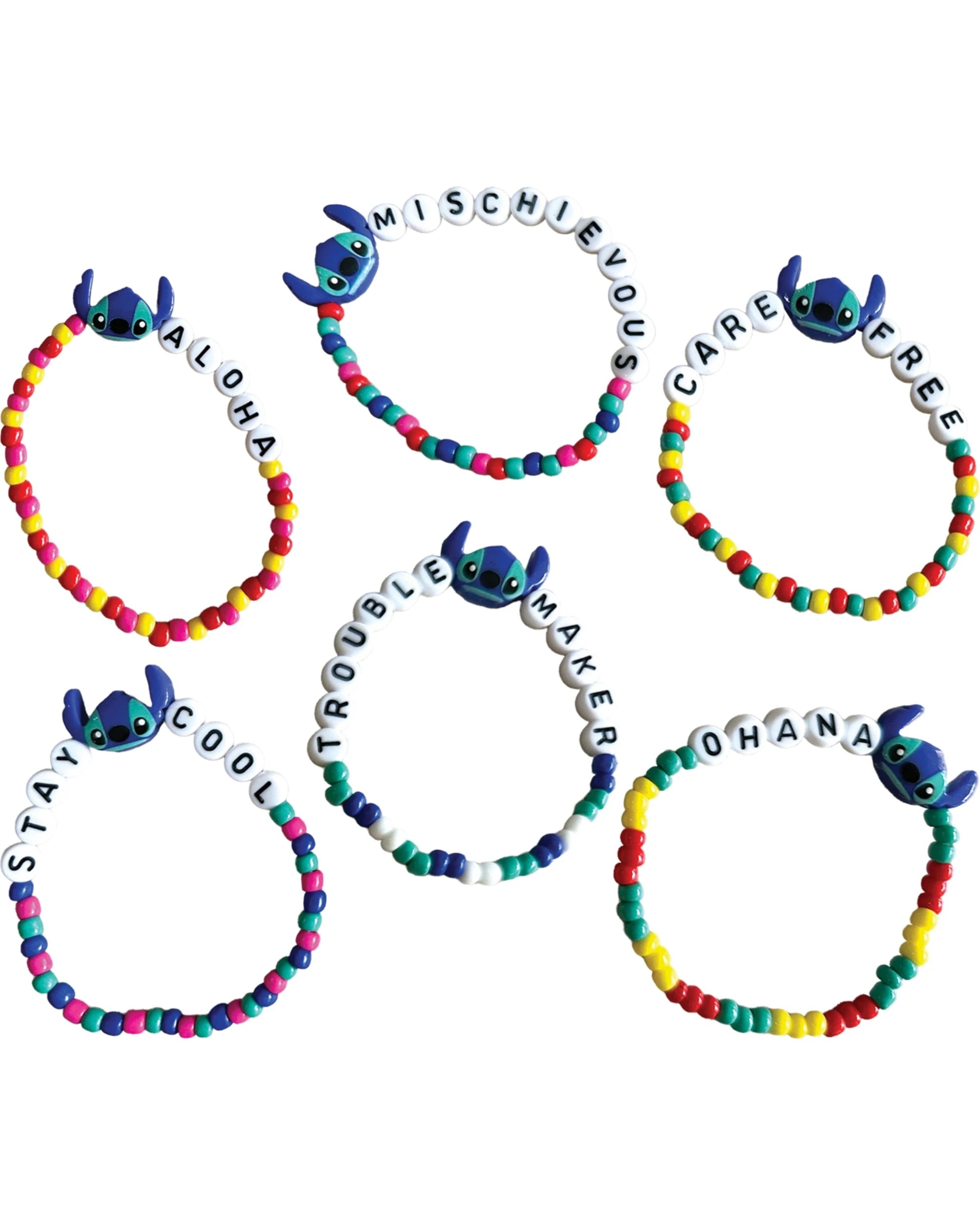 1 Disney Lilo & Stitch Friendship Bracelets Pack of 6, 1 of 1