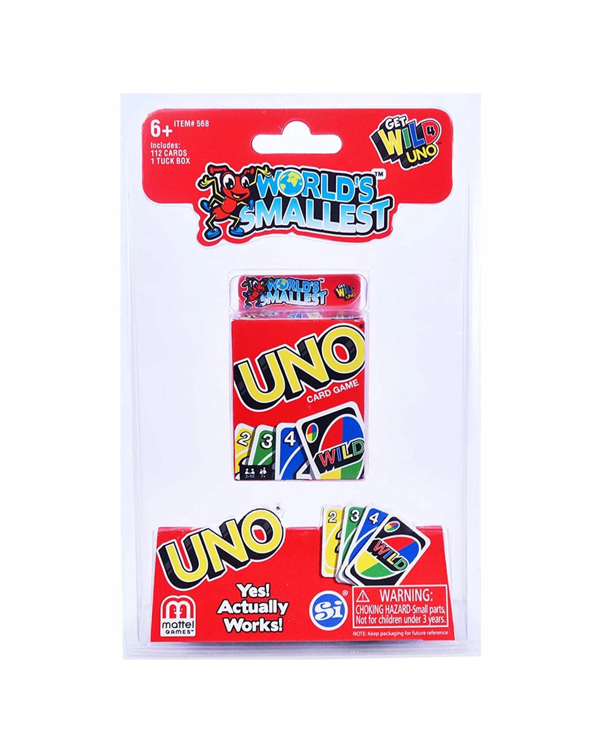 1 World's Smallest Uno Card Game, 1 of 1