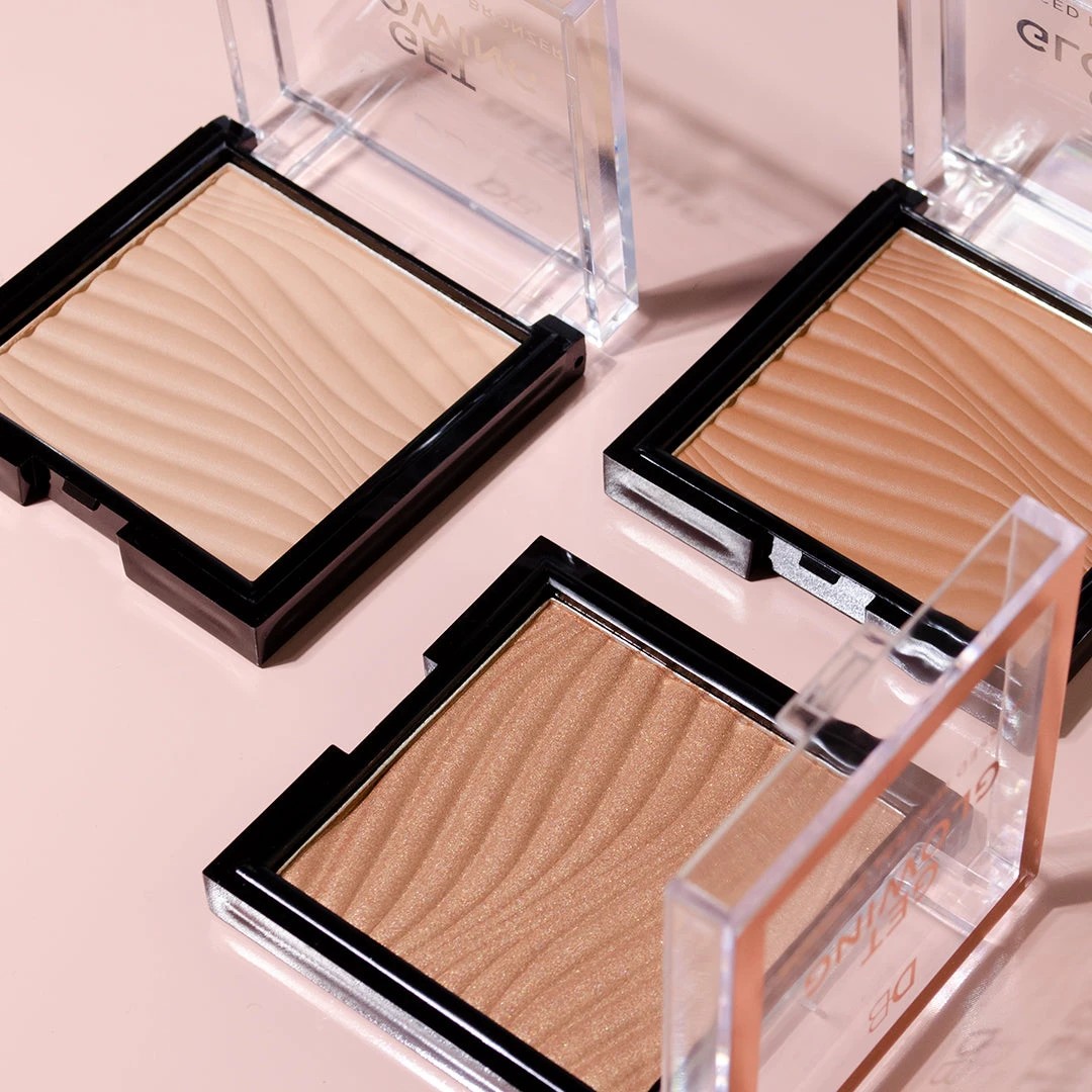 2 DB Designer Brands Get Glowing Pressed Mineral Bronzer - Tahiti Tan, 2 of 4