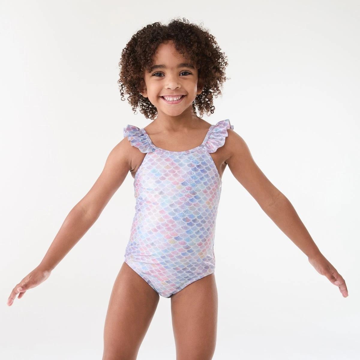 1 One Piece Swimsuit MERMAID SCALES, 1 of 8