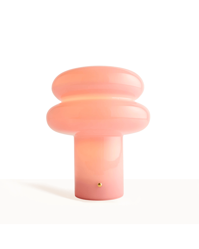 Oslo Glass Portable Rechargeable Lamp - 