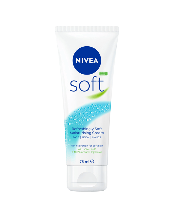 Nivea Soft Moisturising Cream 75ml - Vitamin E & Jojoba Oil