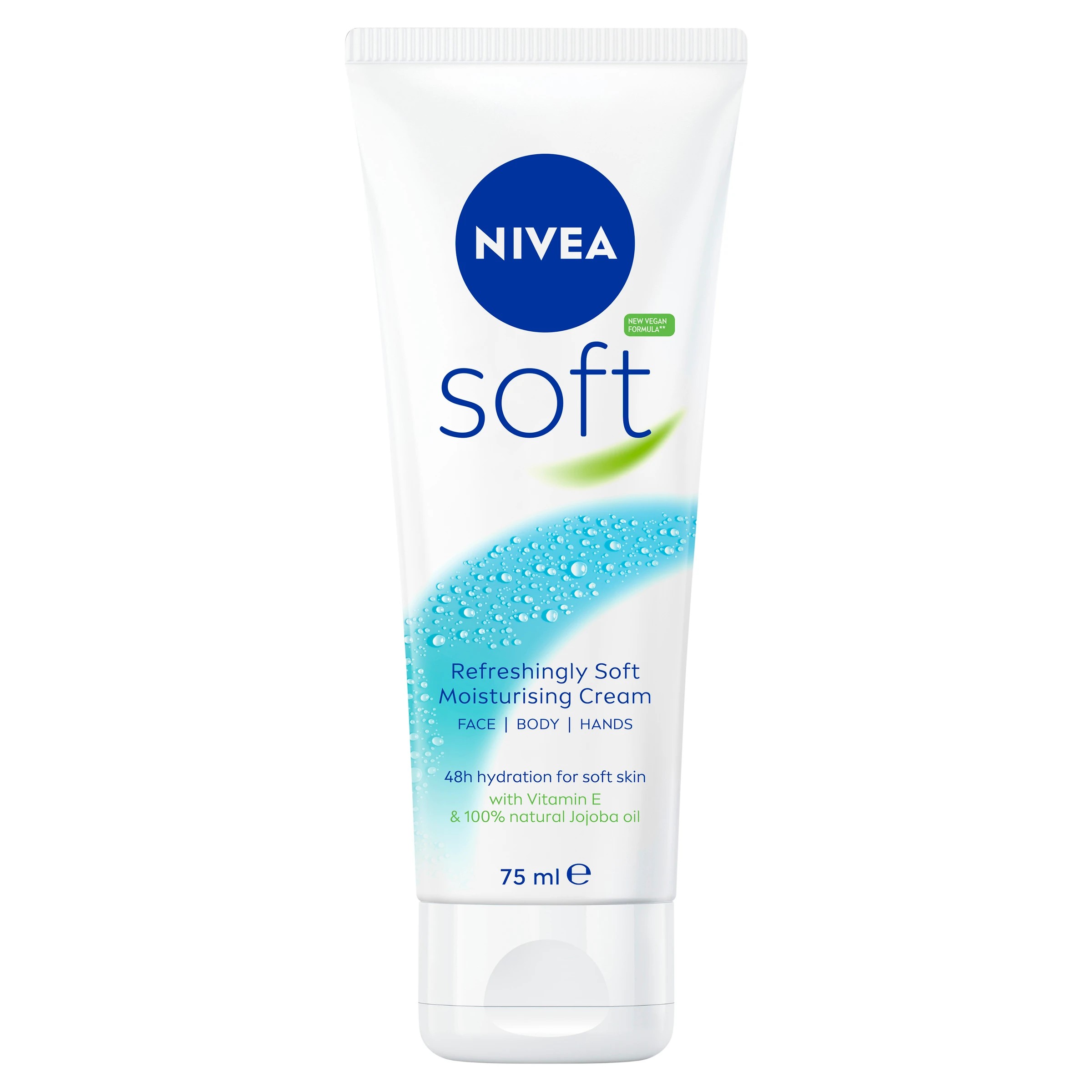 1 Nivea Soft Moisturising Cream 75ml - Jojoba Oil and Vitamin E, 1 of 8
