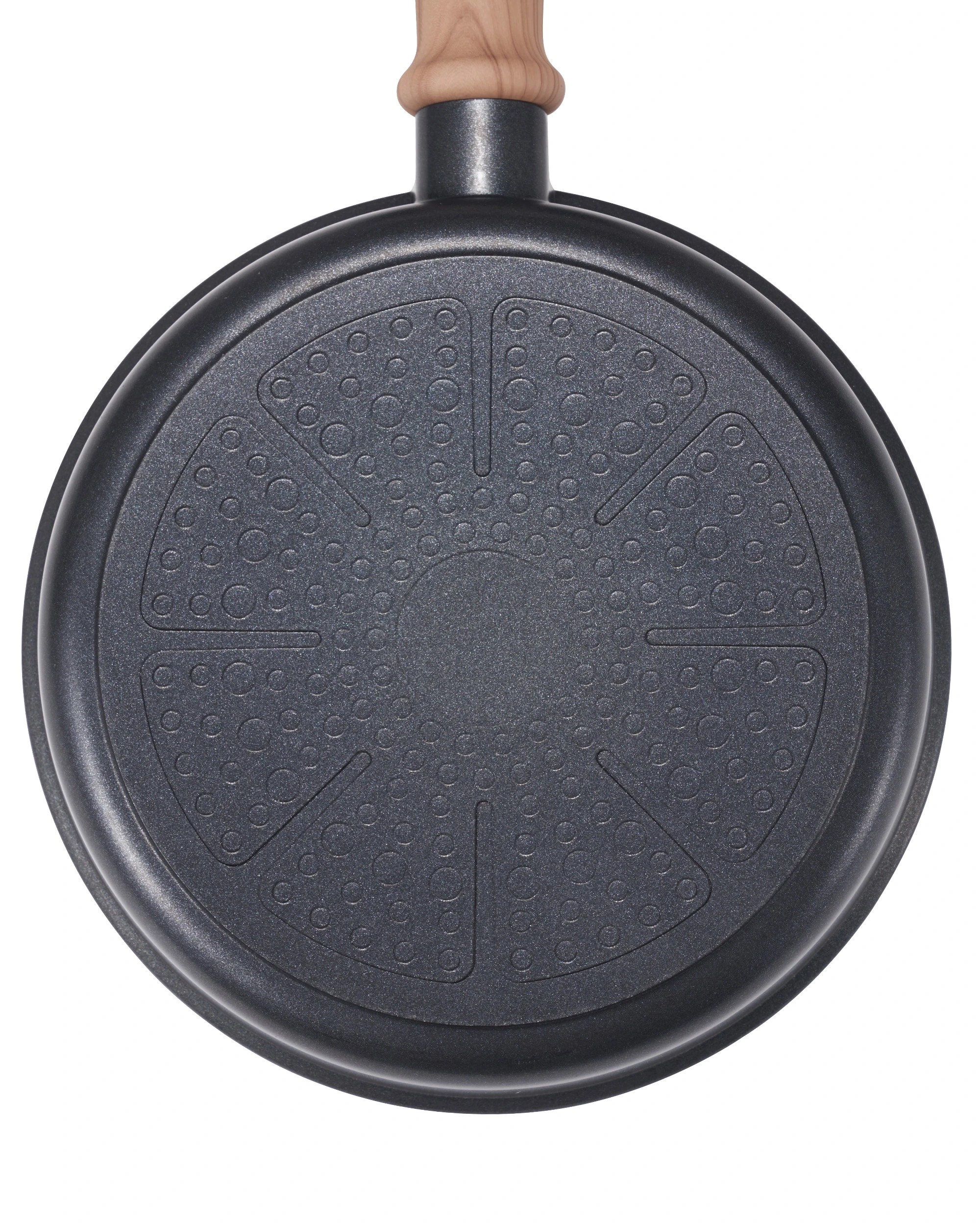 6 ZUNI 19PCS Nonstick Cookware Pots & Pans Set Granite Coating Cooking Utensil Black, 6 of 10