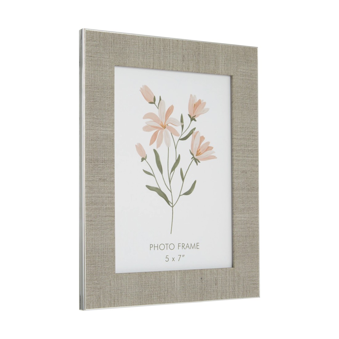 2 Linen Look Photo Frame - 5in. x 7in. (13cm x 18cm), Brown, 2 of 4