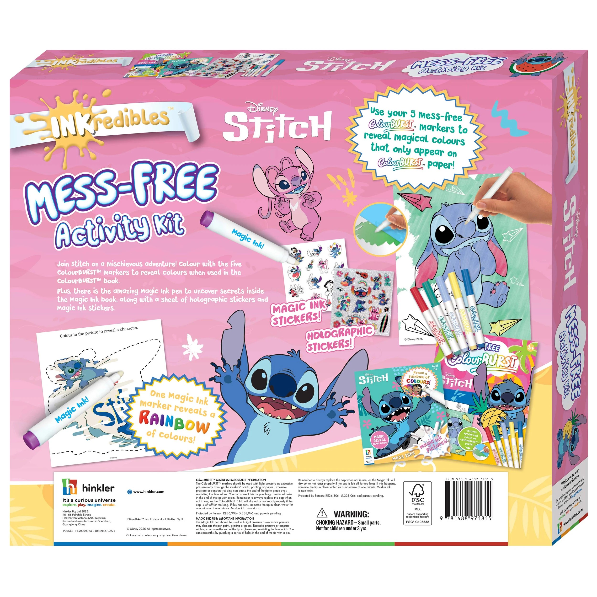 2 INKredibles Disney Stitch-Mess Free Activity Kit! - Book, 2 of 9