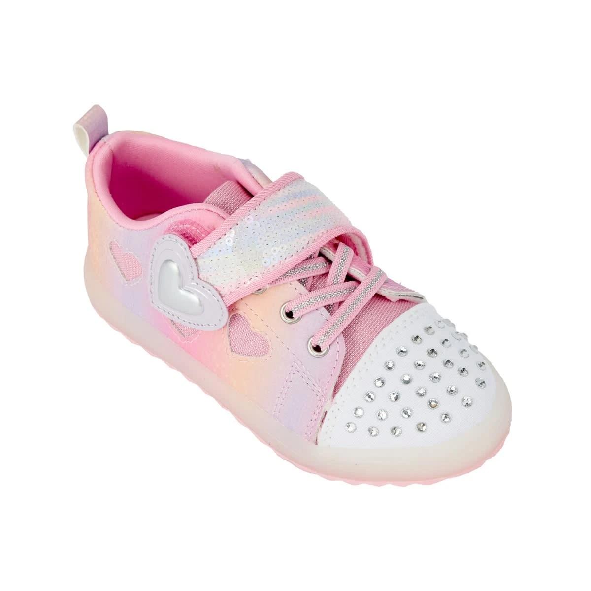 3 Junior Light Up Shoes PASTEL OMBRE, 3 of 6