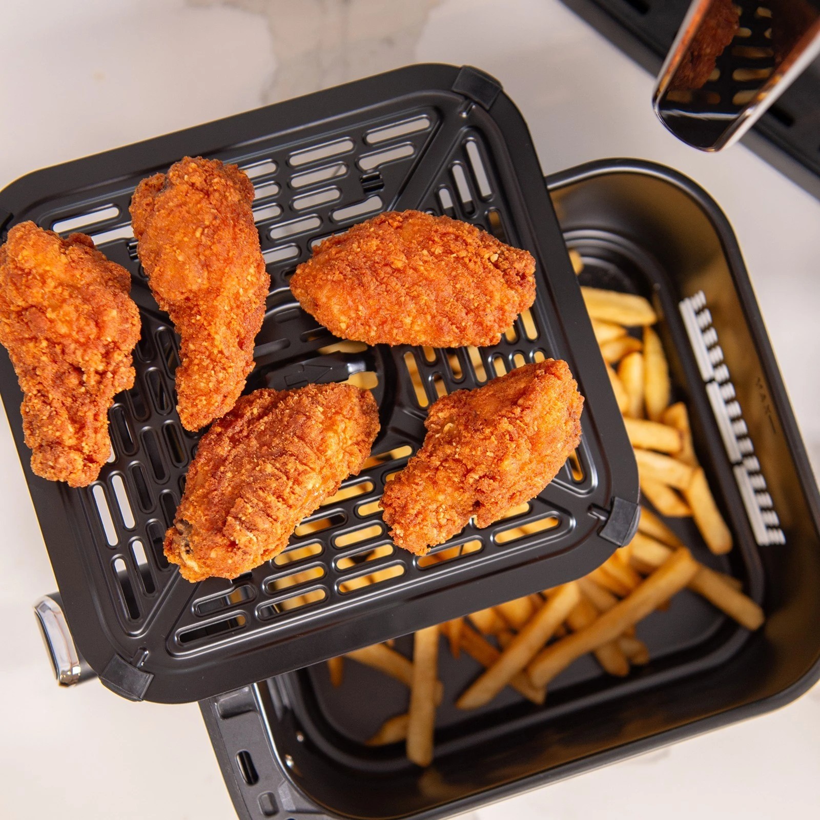 8 Kitchen Couture Dual Drawer Vertex Air Fryer 11L – Compact Stacked Design for Family Kitchens - Black, 8 of 8