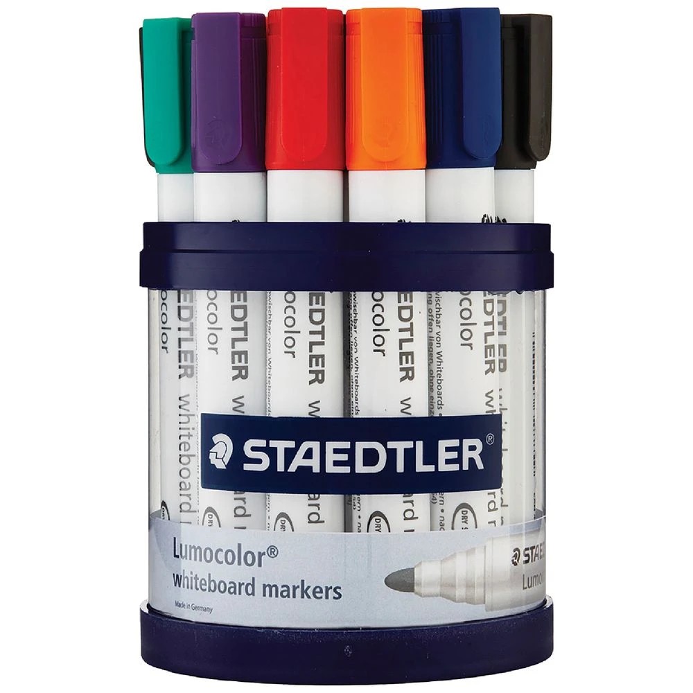 1 Staedtler Lumocolor Whiteboard Marker Bullet Assorted 19 Pack, 1 of 5