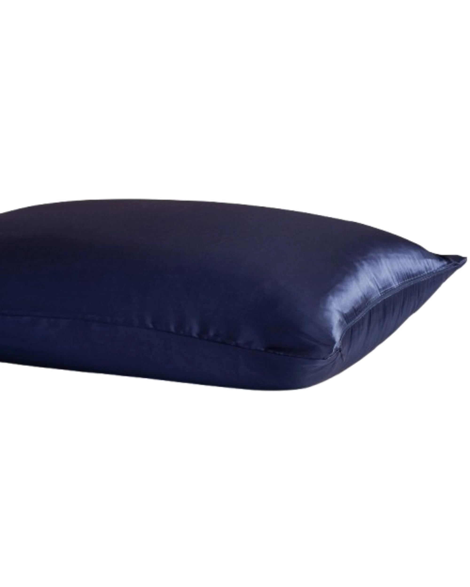 2 Gioia Casa Mulberry Silk Pillowcase Soft Hypoallergenic - Navy Blue, 2 of 4